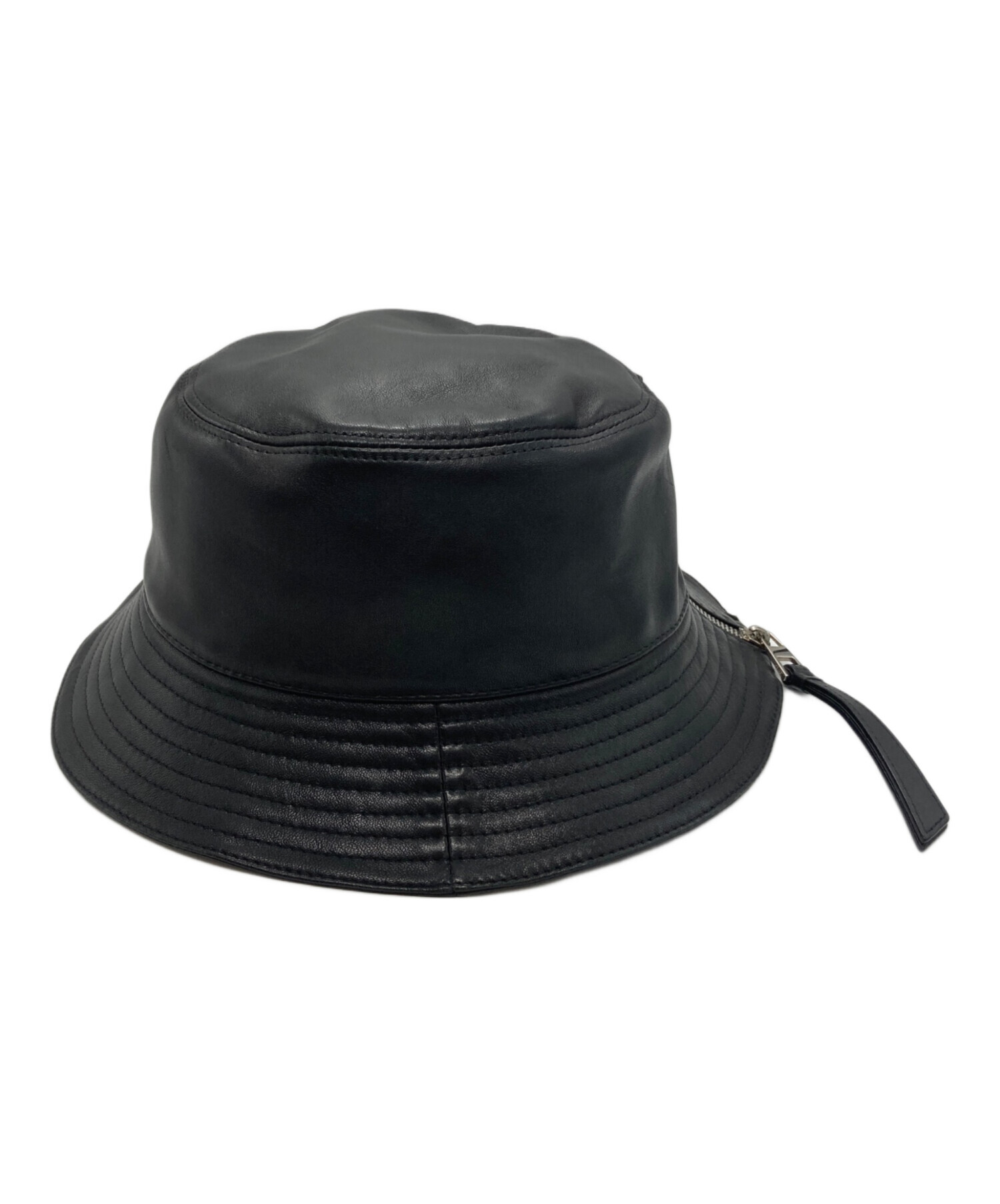 中古・古着通販】LOEWE (ロエベ) アナグラムロゴパッチ レザーバケット