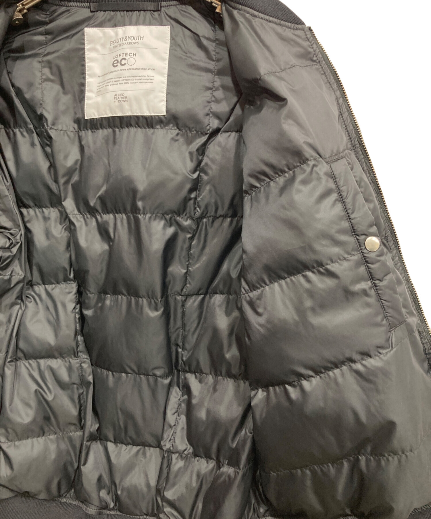 古着BEAUTY&YOUTH MA-1ジャケット Lサイズ 中古・古着通販】BEAUTY&YOUTH (ビューティーアンドユース) LOFTECH