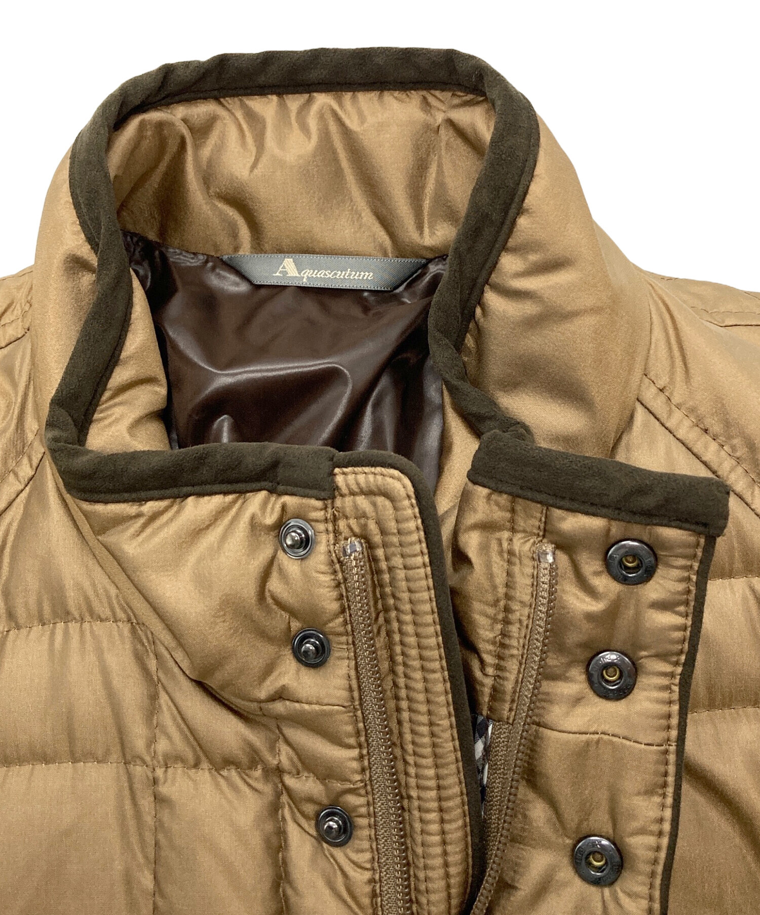 中古・古着通販】Aquascutum (アクアスキュータム) シルクダウンコート