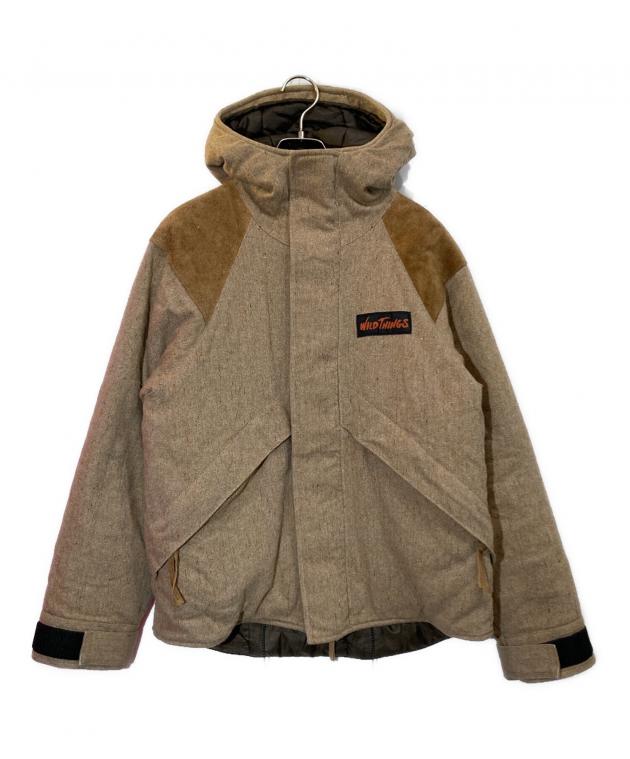 KATO×WILDTHINGSツイード×レザーデナリジャケットマウンテンパーカー 中古・古着通販】WILD THINGS (ワイルドシングス) KATO' (カトー