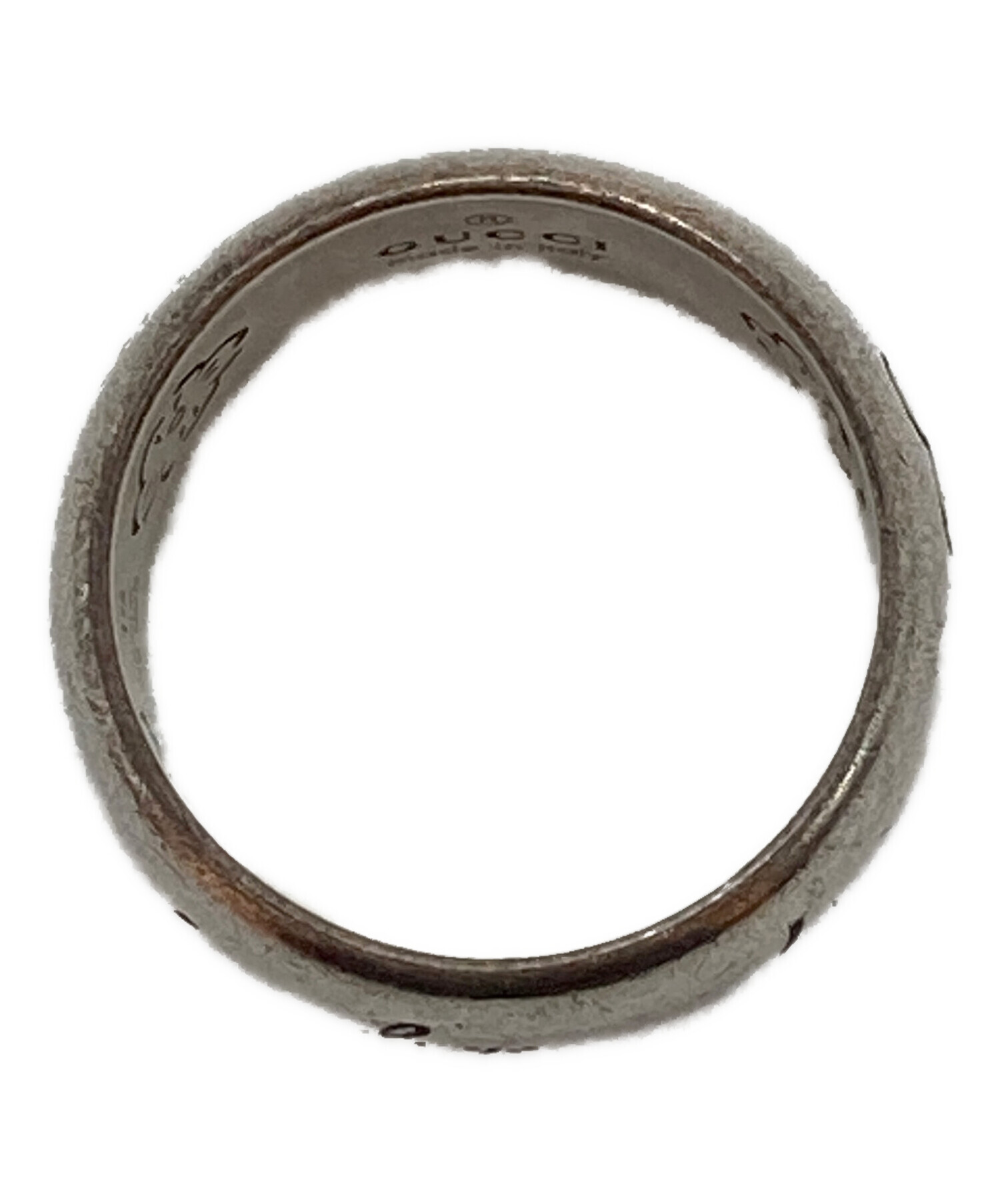 中古・古着通販】GUCCI (グッチ) blind for love リング シルバー