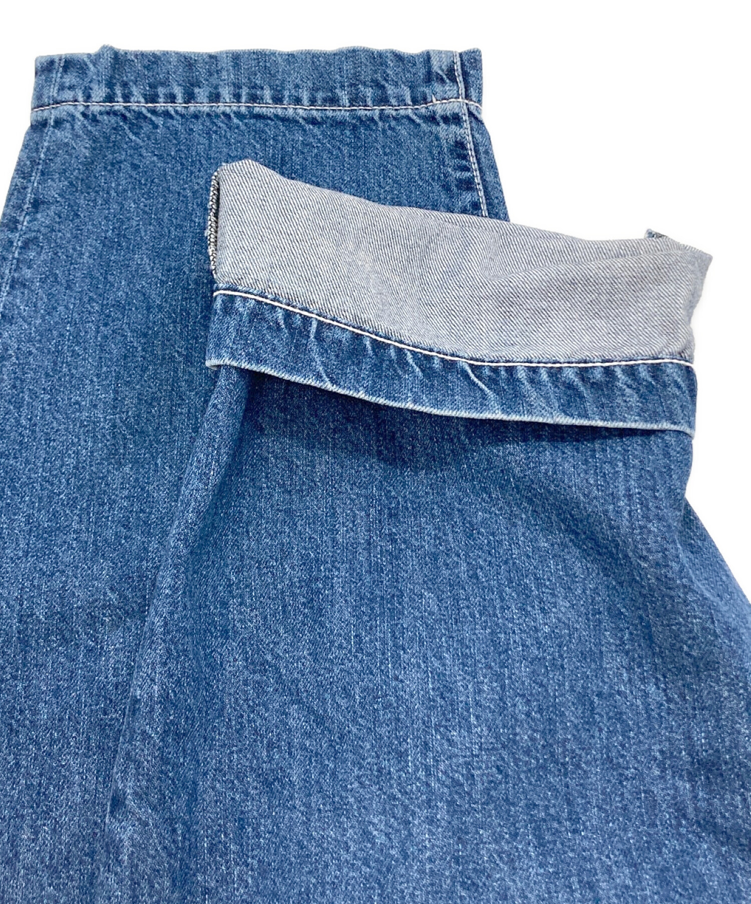 【美品】DESCENDANT ディセンダント ダメージデニム ジーンズ サイズ2 中古・古着通販】DESCENDANT (ディセンダント) GALLEY WIDE インディゴ