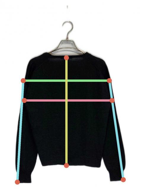 中古・古着通販】PRADA (プラダ) ウールカーディガン ブラック サイズ