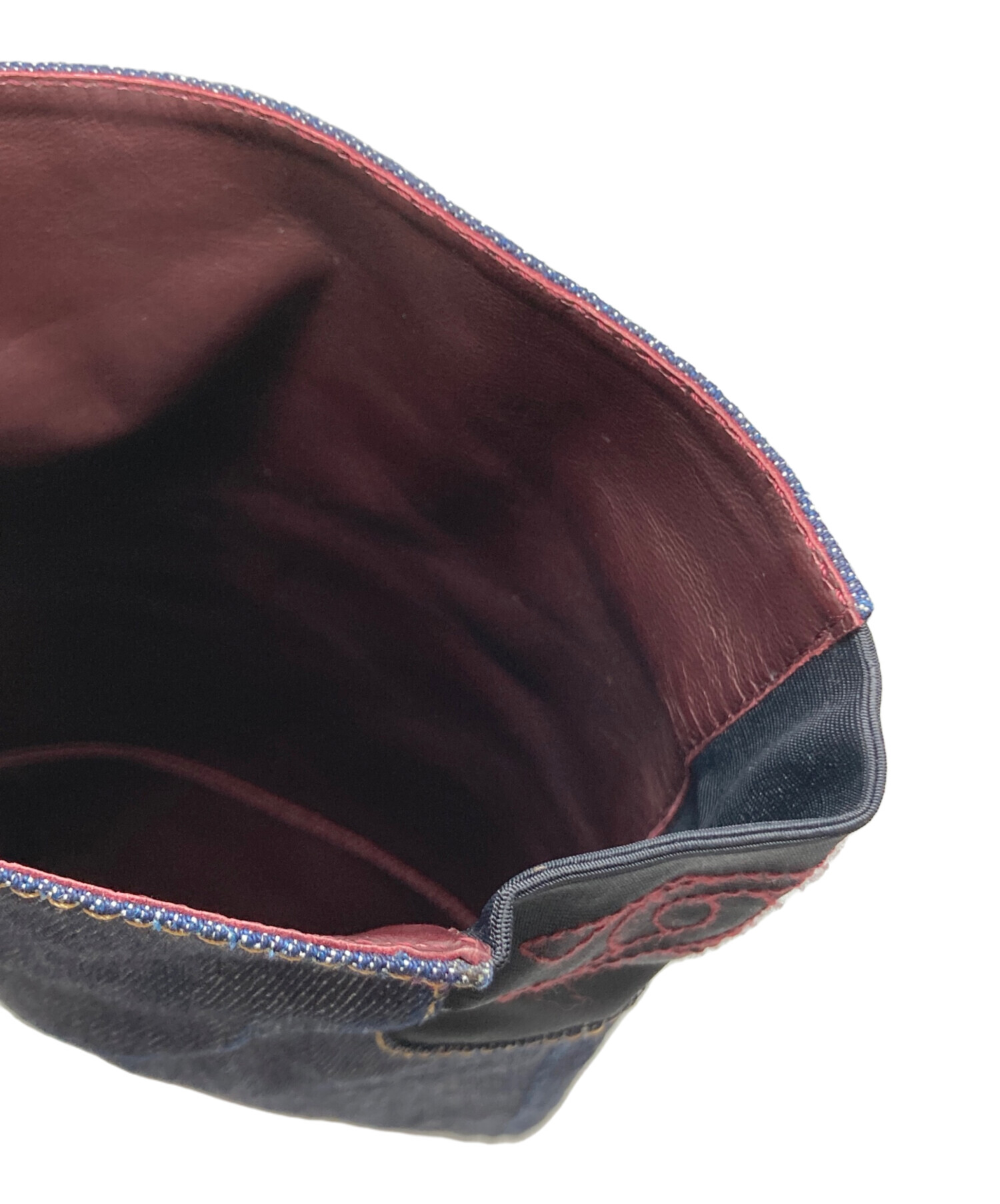 中古・古着通販】CHANEL (シャネル) デニムロングブーツ インディゴ