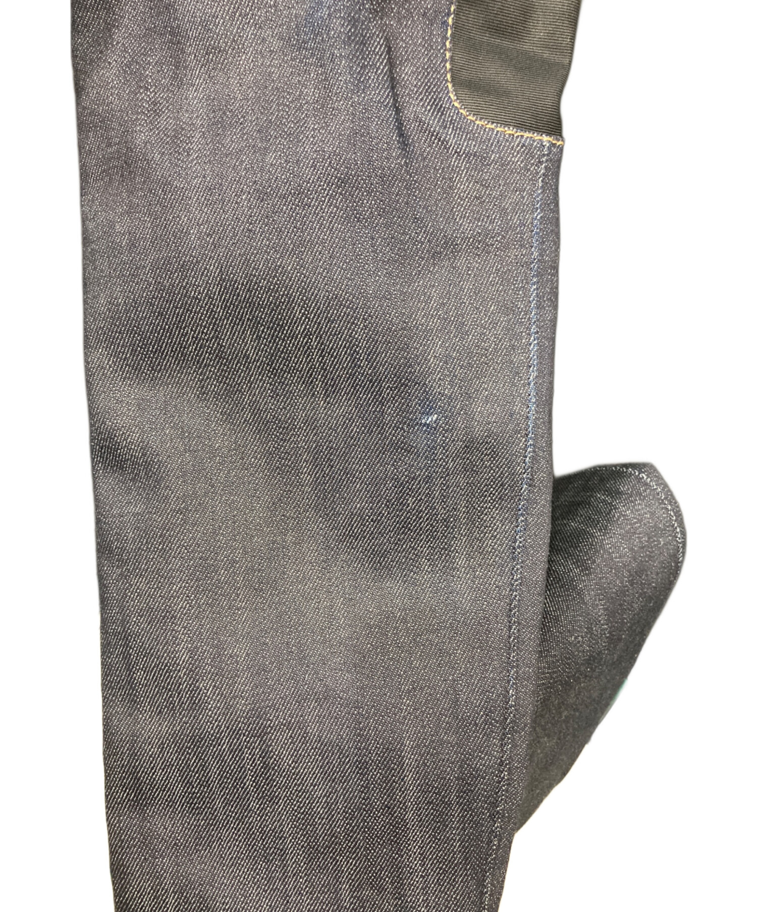 中古・古着通販】CHANEL (シャネル) デニムロングブーツ インディゴ