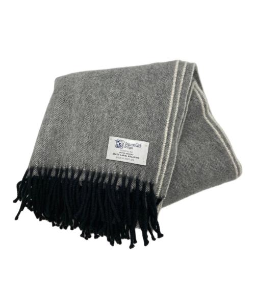 Johnstons of Elginグリーンレーベルリラクシング別注大判ストール 新品】グリーンレーベル別注Johnstons of Elginチェックストール