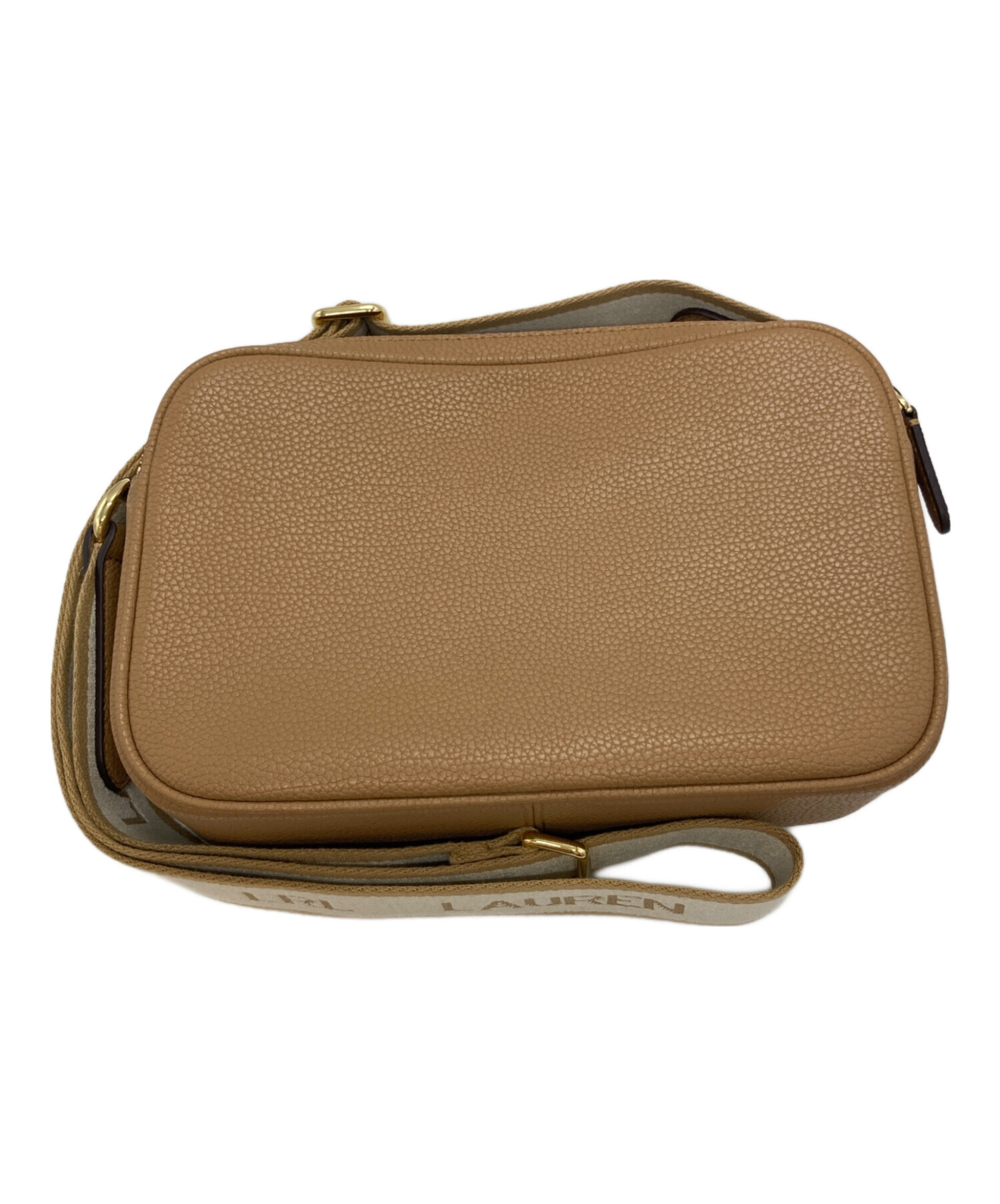 Ralph Lauren ベージュショルダーバッグ 中古・古着通販】LAUREN RALPH LAUREN (ローレンラルフローレン) ロゴ