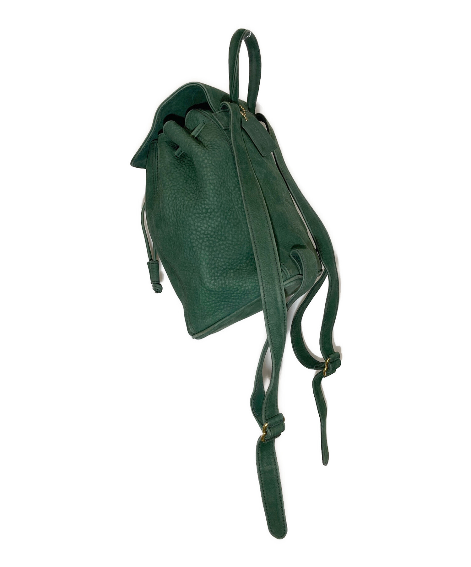 中古・古着通販】COACH (コーチ) ヌバックレザーリュック 中古・古着通販】COACH (コーチ) ヌバックレザーリュック