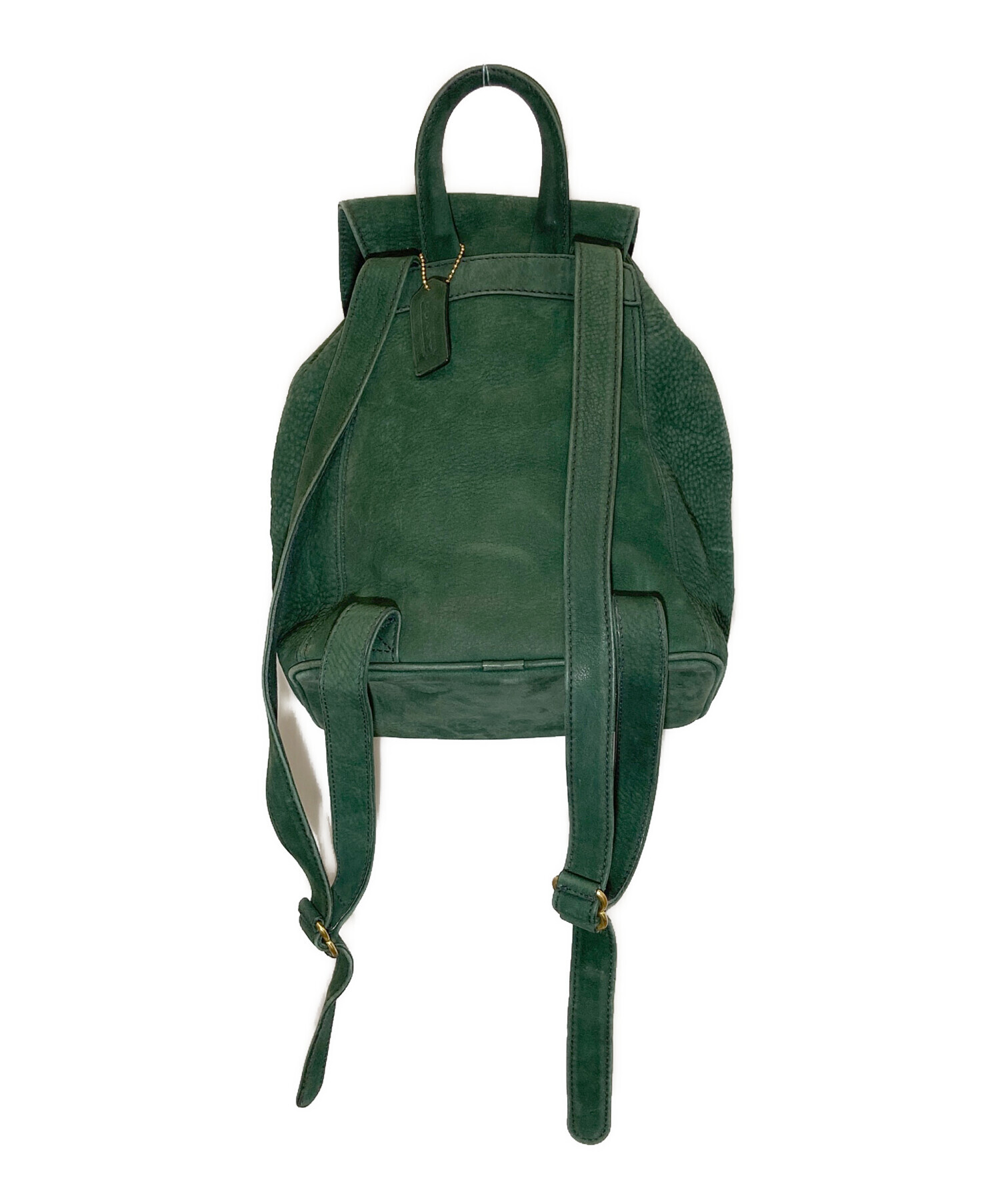 中古・古着通販】COACH (コーチ) ヌバックレザーリュック 中古・古着通販】COACH (コーチ) ヌバックレザーリュック