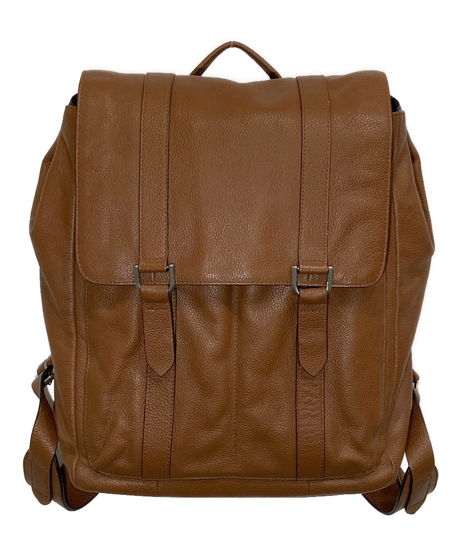 COLE HAAN コールハーン リュック 2way 黒 レザー ゴールド金具 本物 