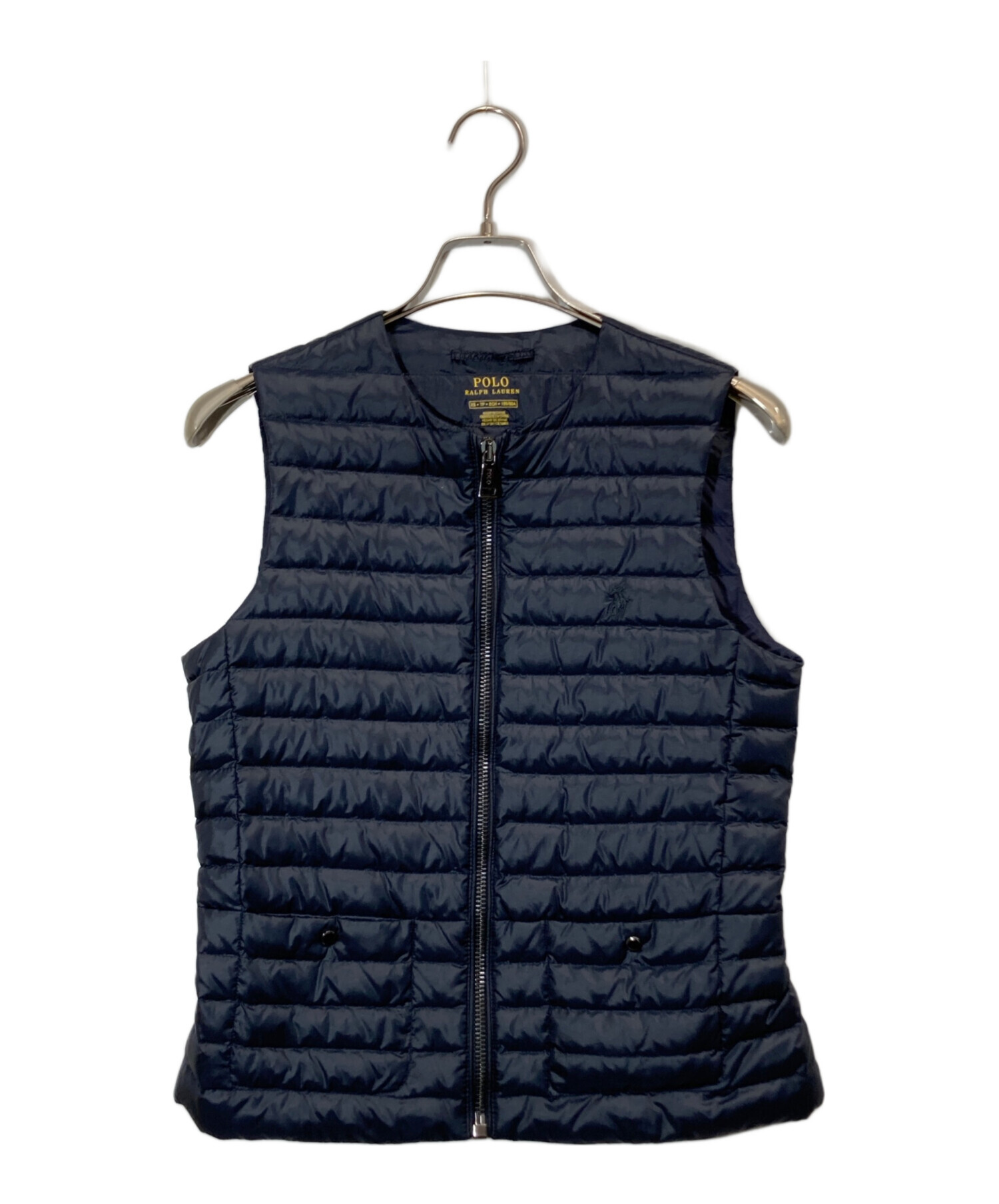 新品未使用 ポロラルフローレン ダウンベスト XS ネイビー 中古・古着通販】POLO RALPH LAUREN (ポロ・ラルフローレン) ダウン