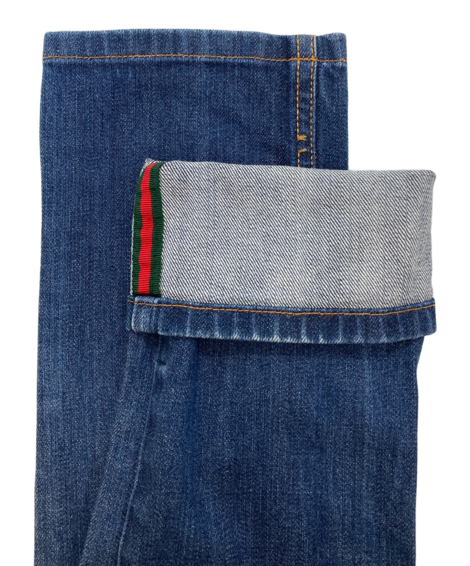 @lpaca 中古・古着通販】GUCCI (グッチ) デニムパンツ インディゴ サイズ:36