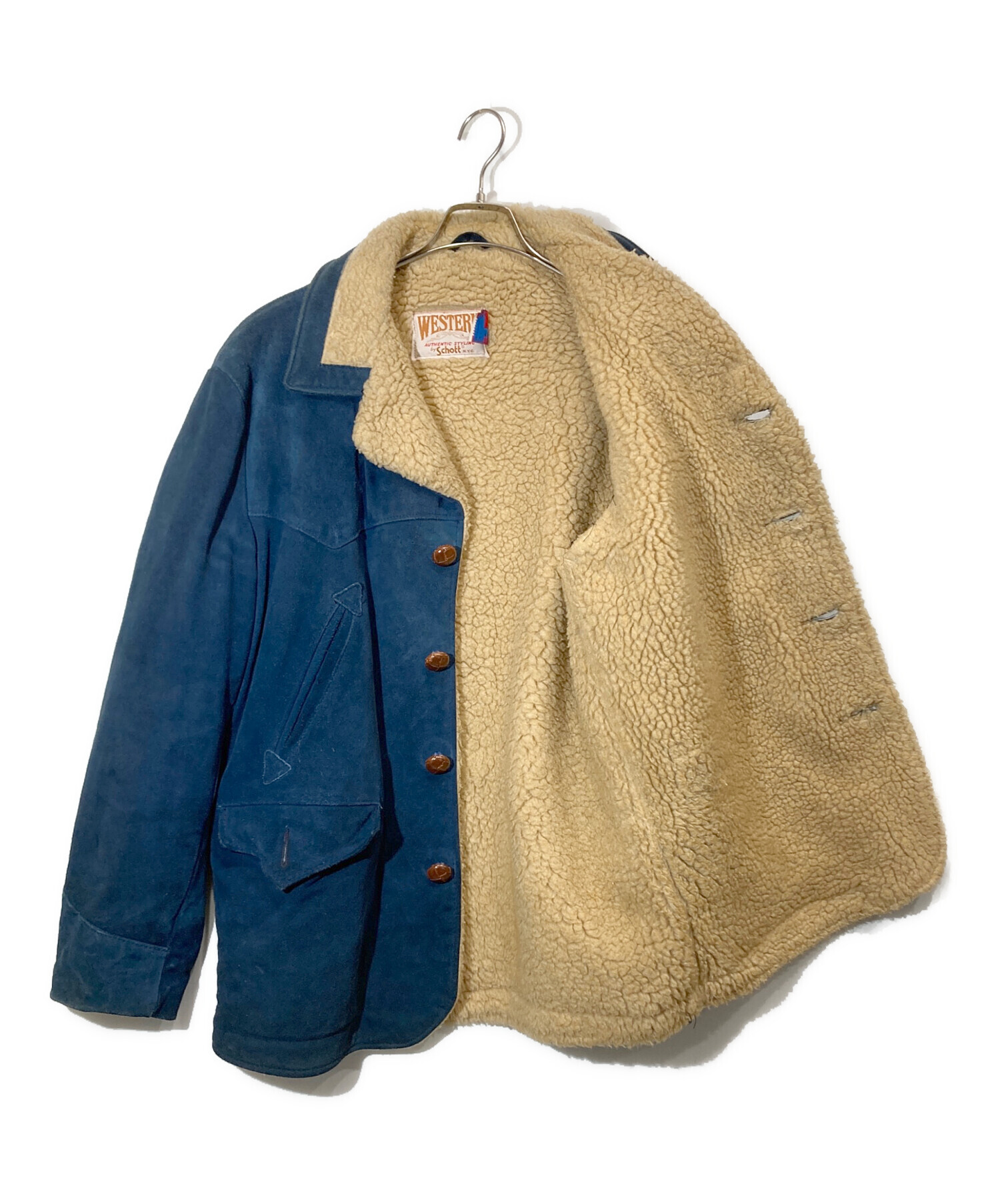 中古・古着通販】Schott (ショット) スウェードボアランチジャケット