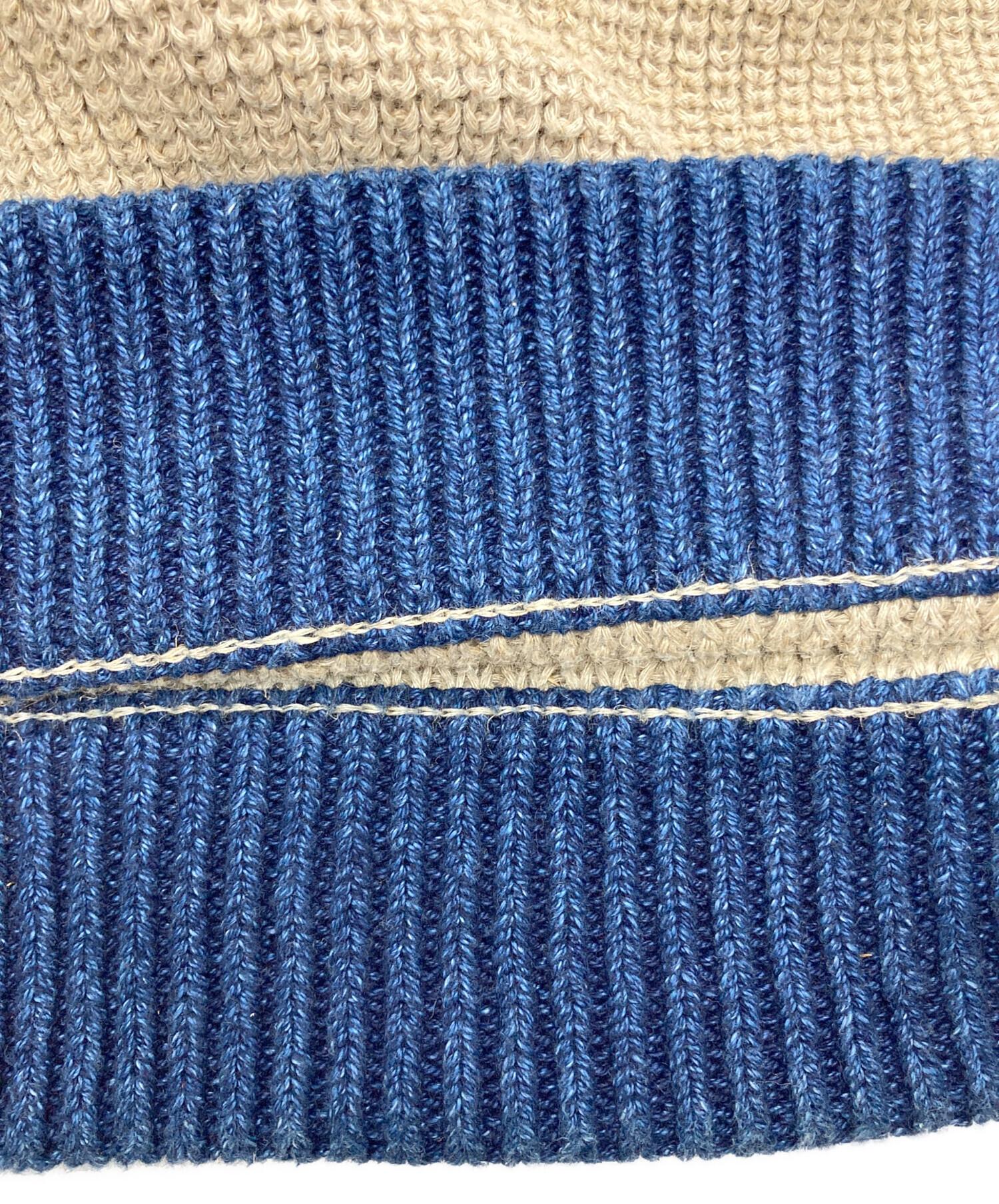 【美品】COMME des GARÇON HOMME ベージュ ニット M 美品】COMME des GARÇON HOMME ベージュ ニット M ベージュ系 COMME