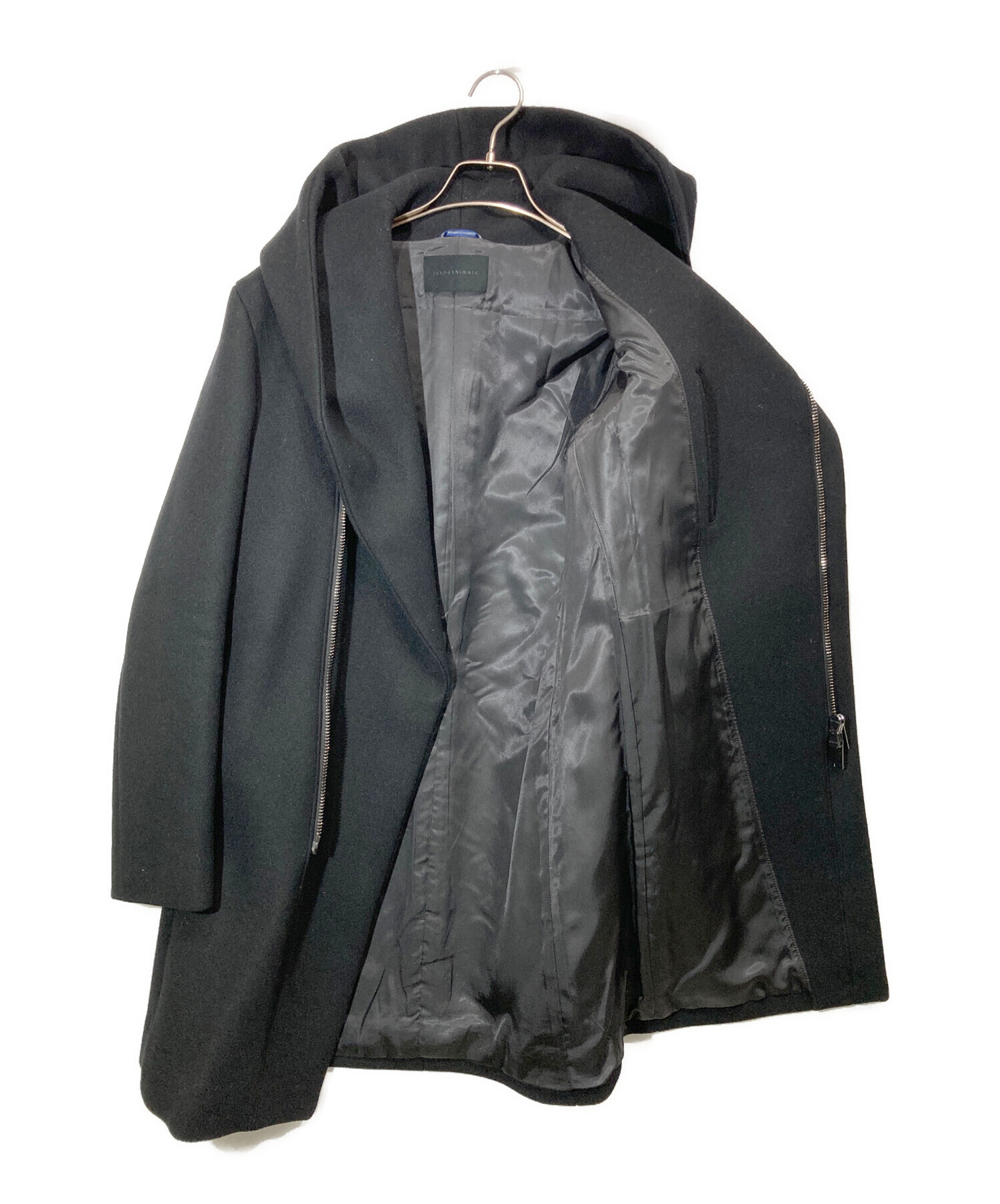中古・古着通販】junhashimoto (ジュンハシモト) WRAP COAT ブラック