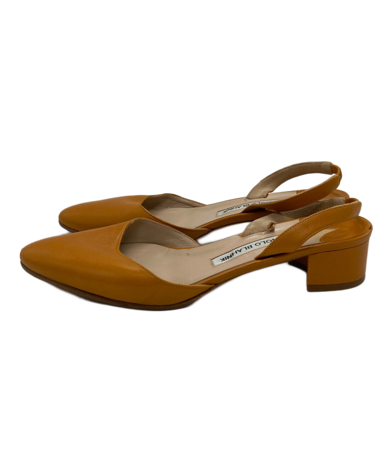 中古・古着通販】Manolo Blahnik (マノロブラニク) スリングバック 中古・古着通販】Manolo Blahnik (マノロブラニク) スリングバック
