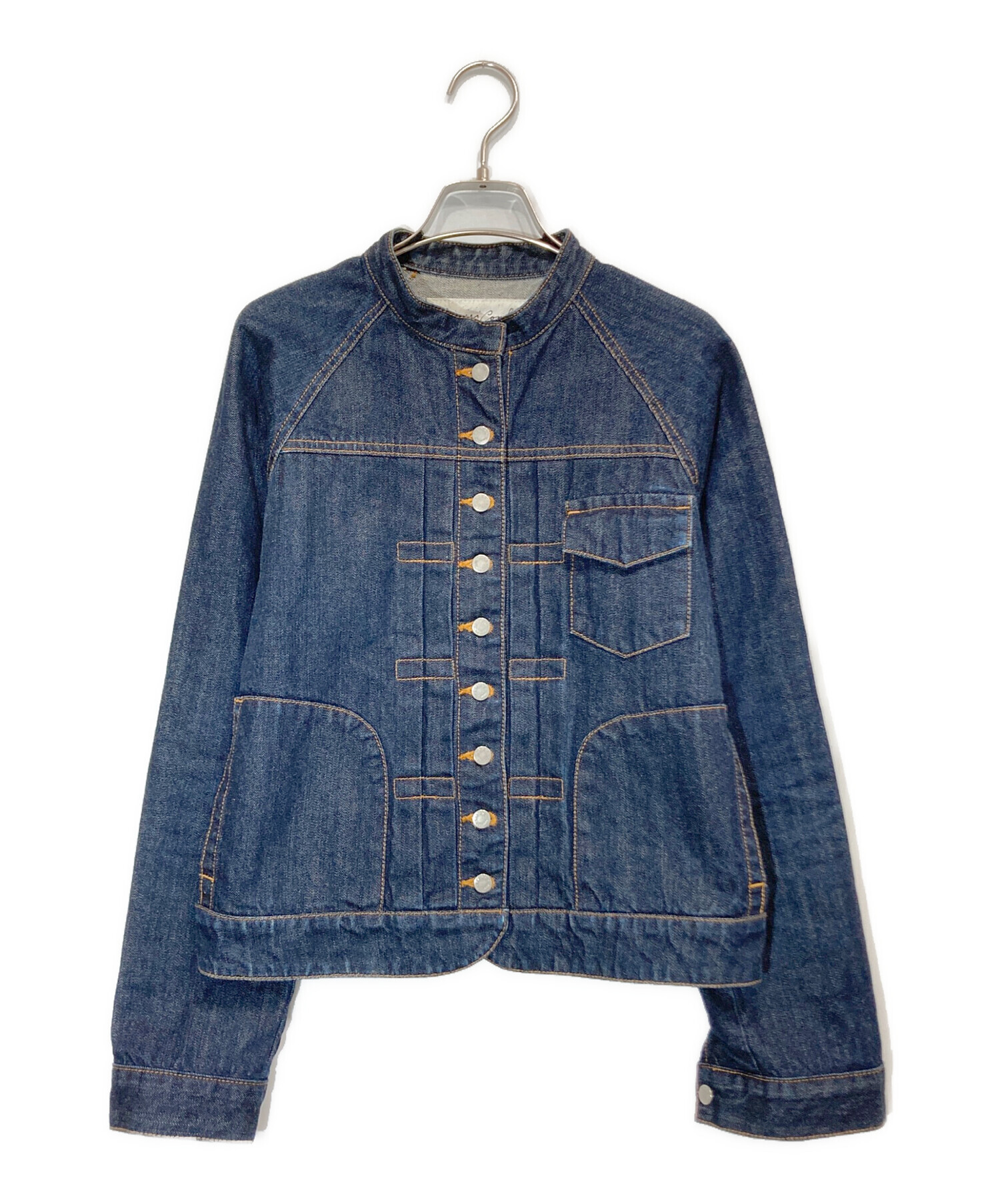 【極美品】 sisisi Comfort ベーシックデニムジャケット 36 中古・古着通販】si-si-si comfort (スースースーコンフォート