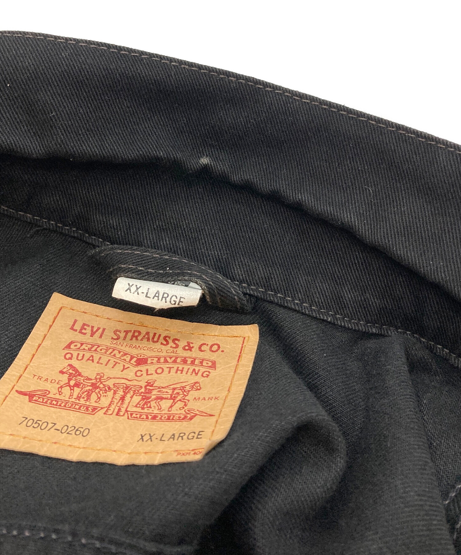 中古・古着通販】LEVI'S (リーバイス) トラッカージャケット ブラック