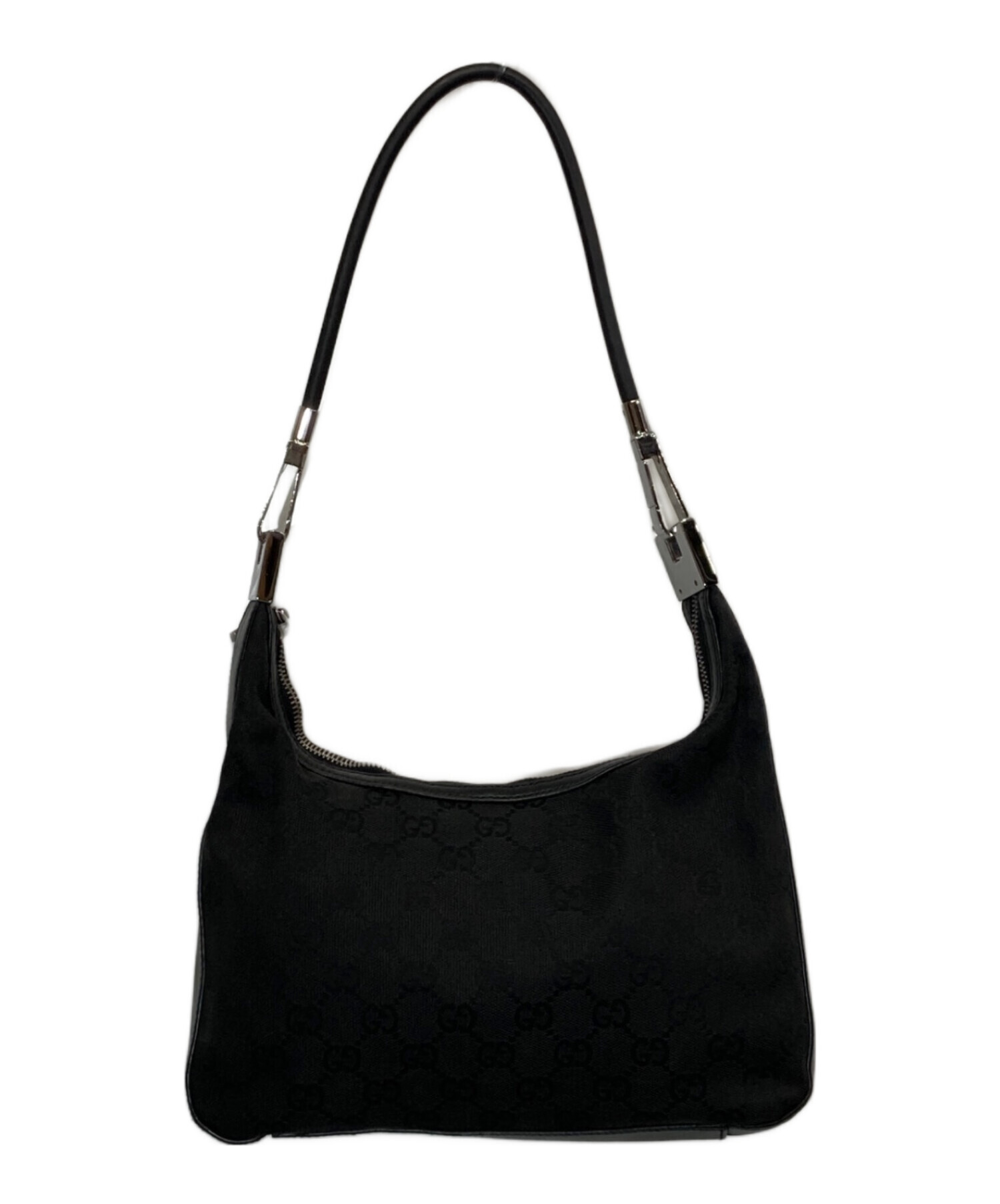 中古・古着通販】GUCCI (グッチ) GGワンショルダーバッグ ブラック