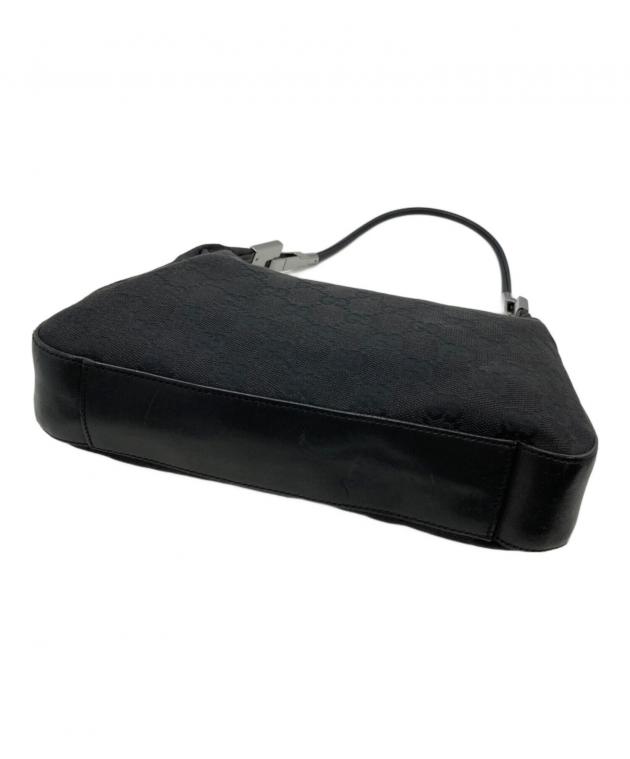 中古・古着通販】GUCCI (グッチ) GGワンショルダーバッグ ブラック