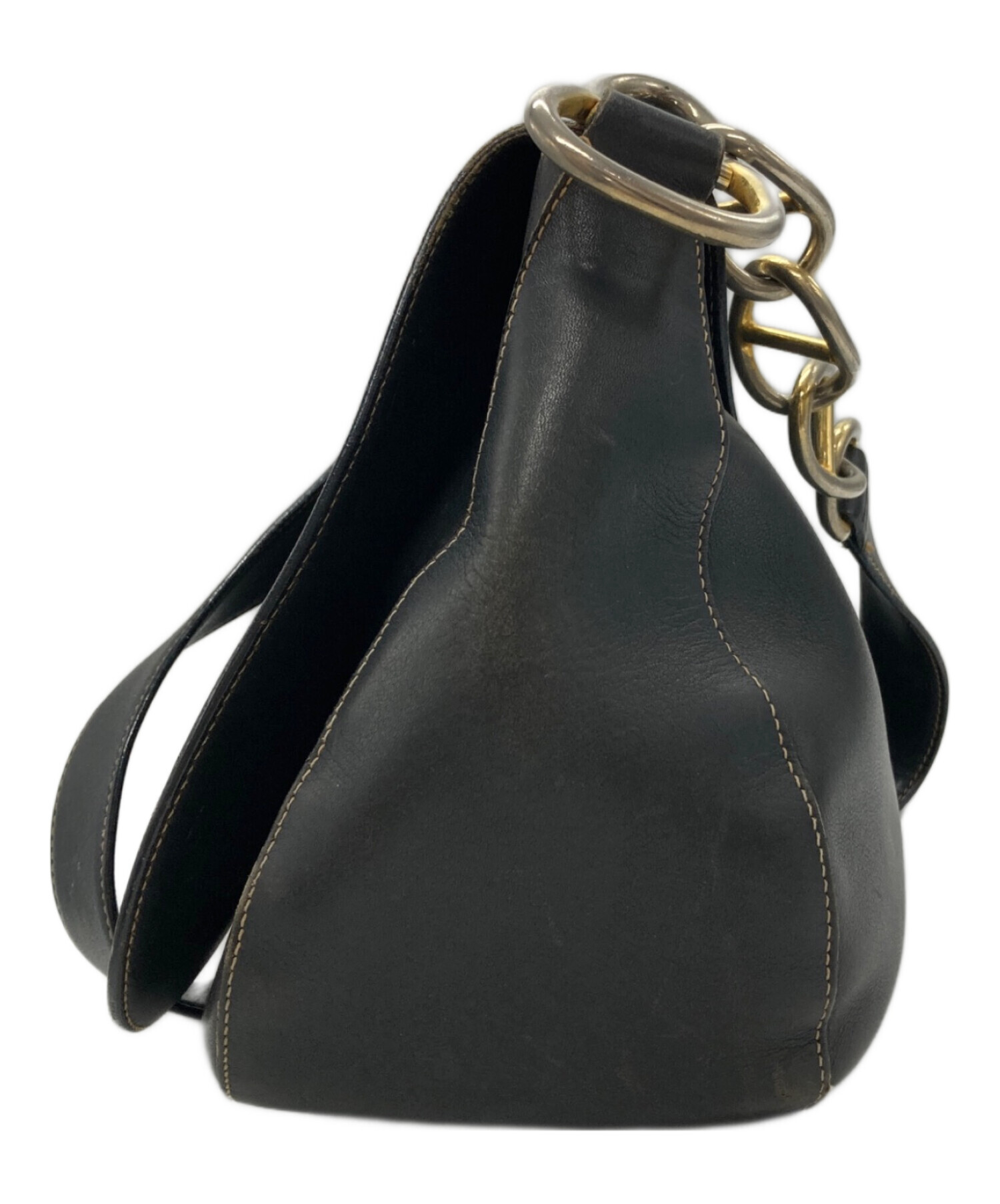 中古・古着通販】PRADA (プラダ) チェーンショルダーバッグ ブラック