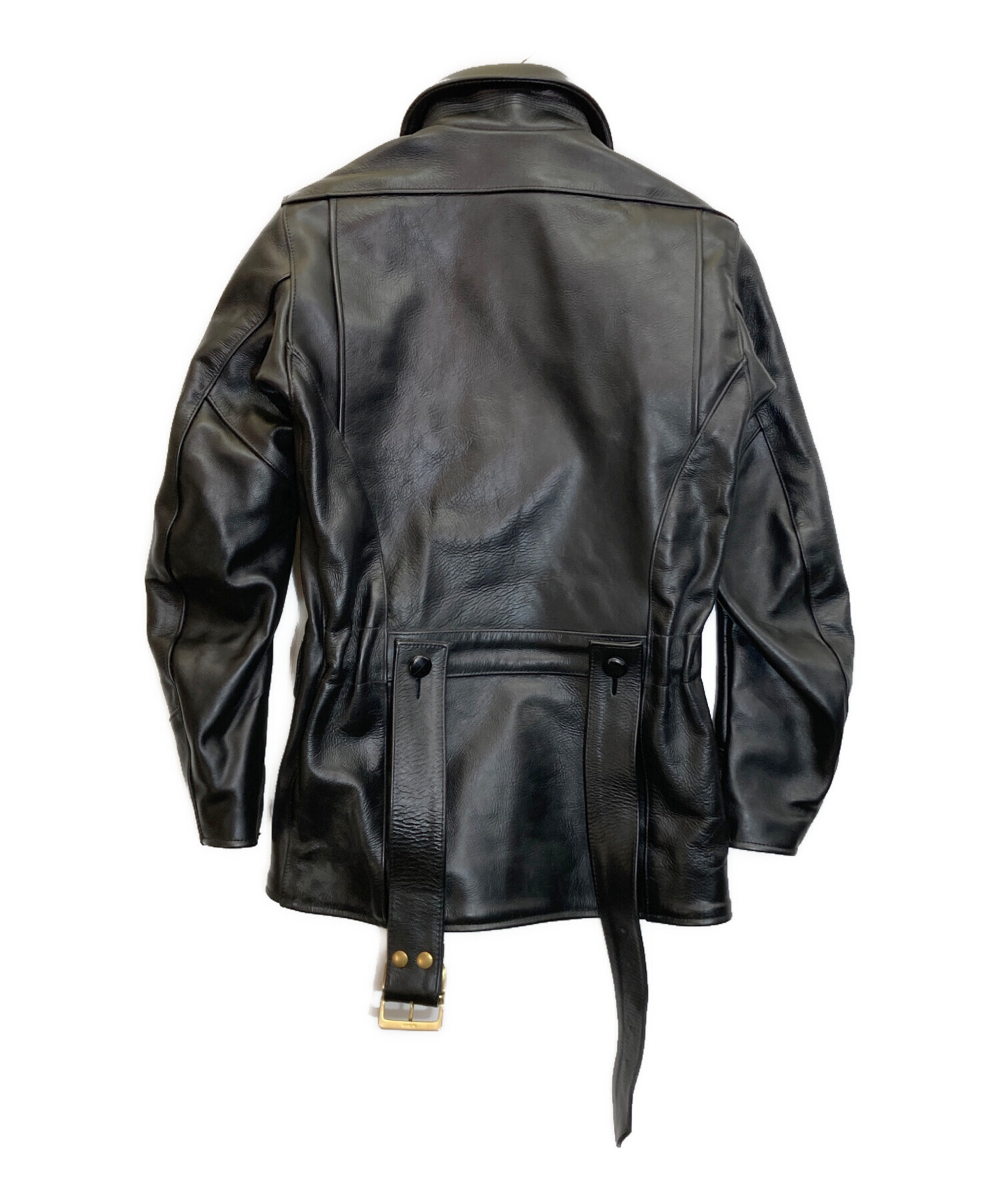 中古・古着通販】VANSON (バンソン) J 3/4 CAR COAT ブラック サイズ