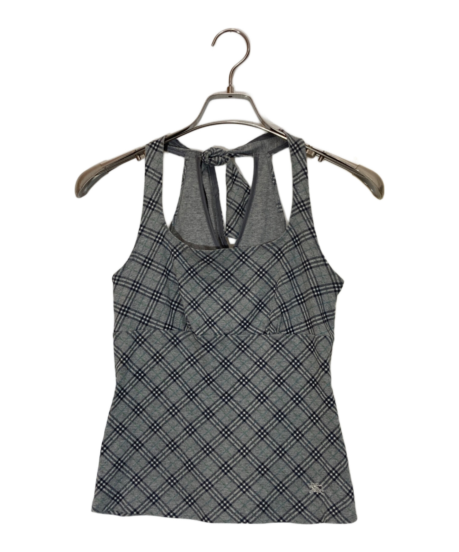 BURBERRY BLUE LABEL タンクトップ　ホルターネック 中古・古着通販】BURBERRY BLUE LABEL (バーバリー ブルー レーベル