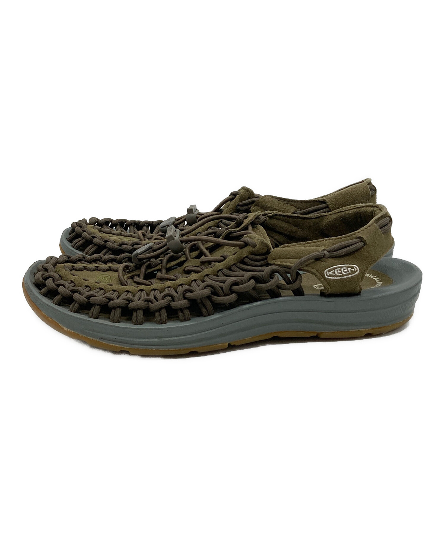 中古・古着通販】KEEN (キーン) UNEEKサンダル カーキ サイズ:23cm