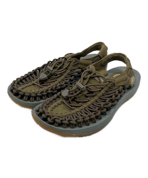 中古・古着通販】KEEN (キーン) UNEEKサンダル カーキ サイズ:23cm