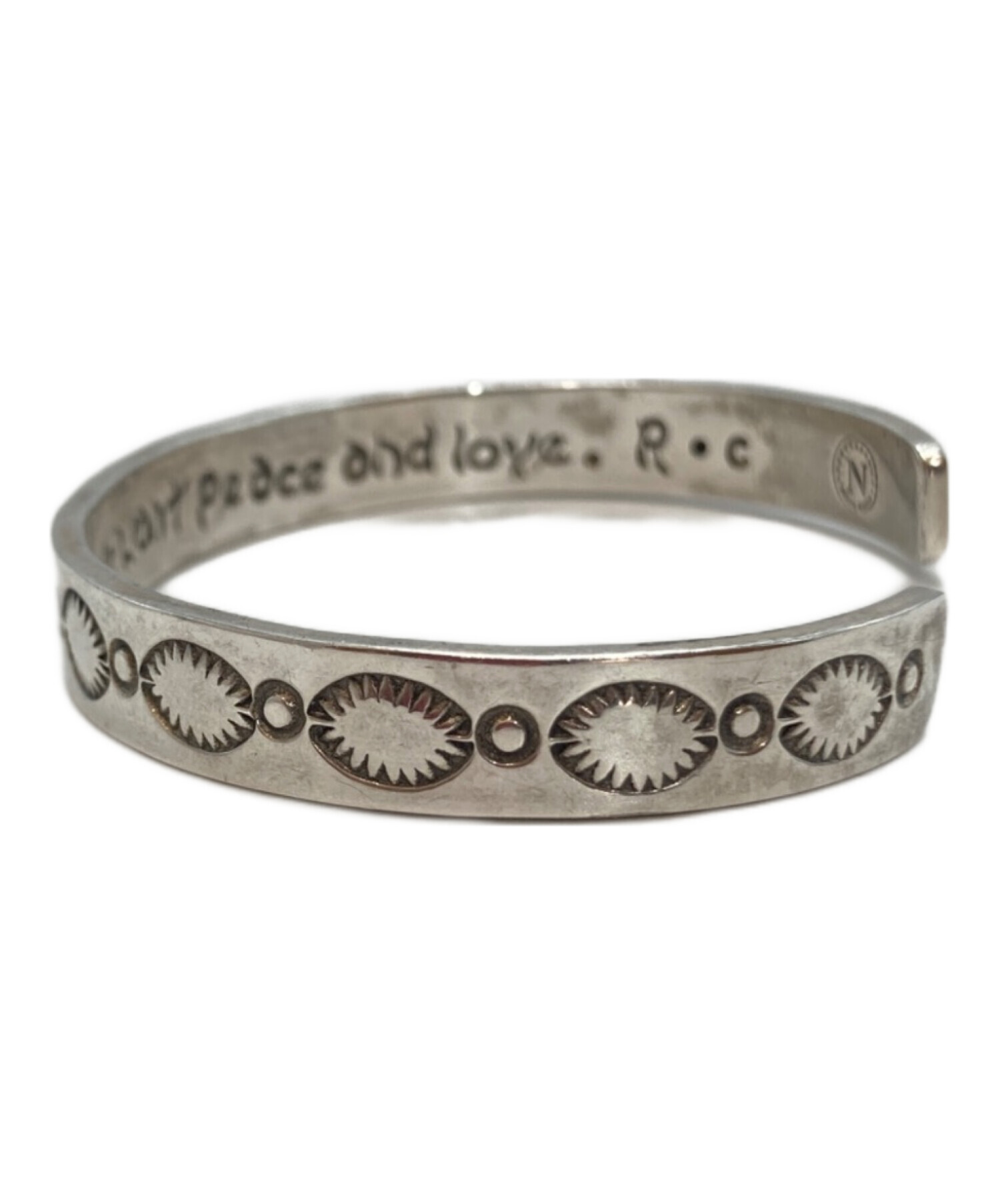 正規ノースワークススタンプバングルペイズリーブレスレットSV900 ユニセックス 正規ノースワークススタンプバングルペイズリーブレスレットSV900 ユニ