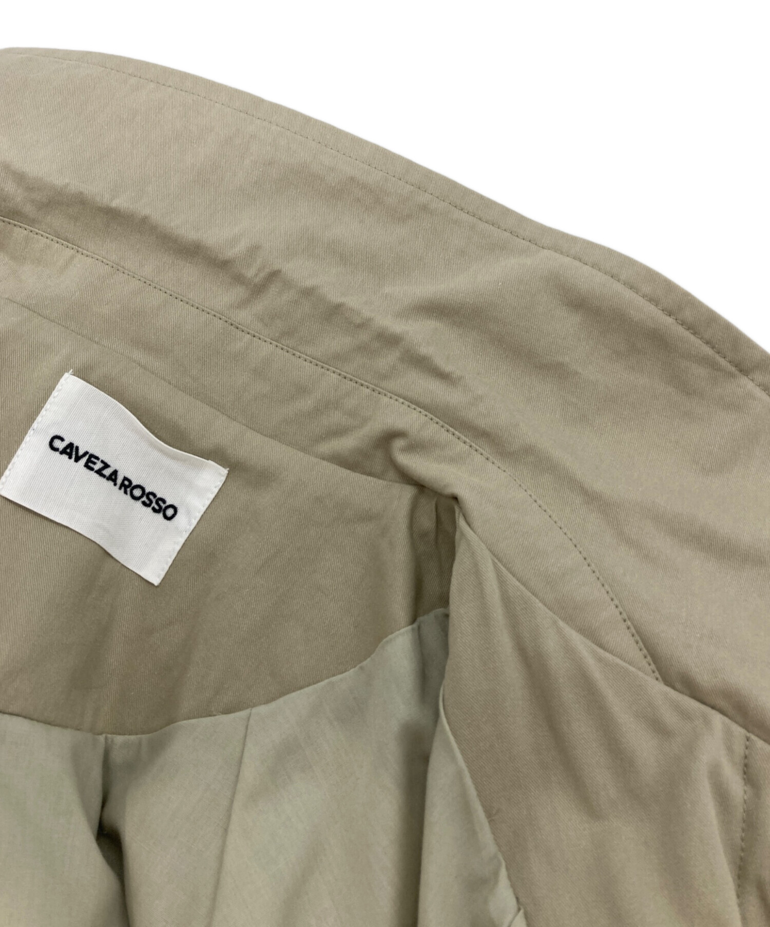 中古・古着通販】CAVEZA ROSSO (カベサ ロッソ) ステンカラーオーバー