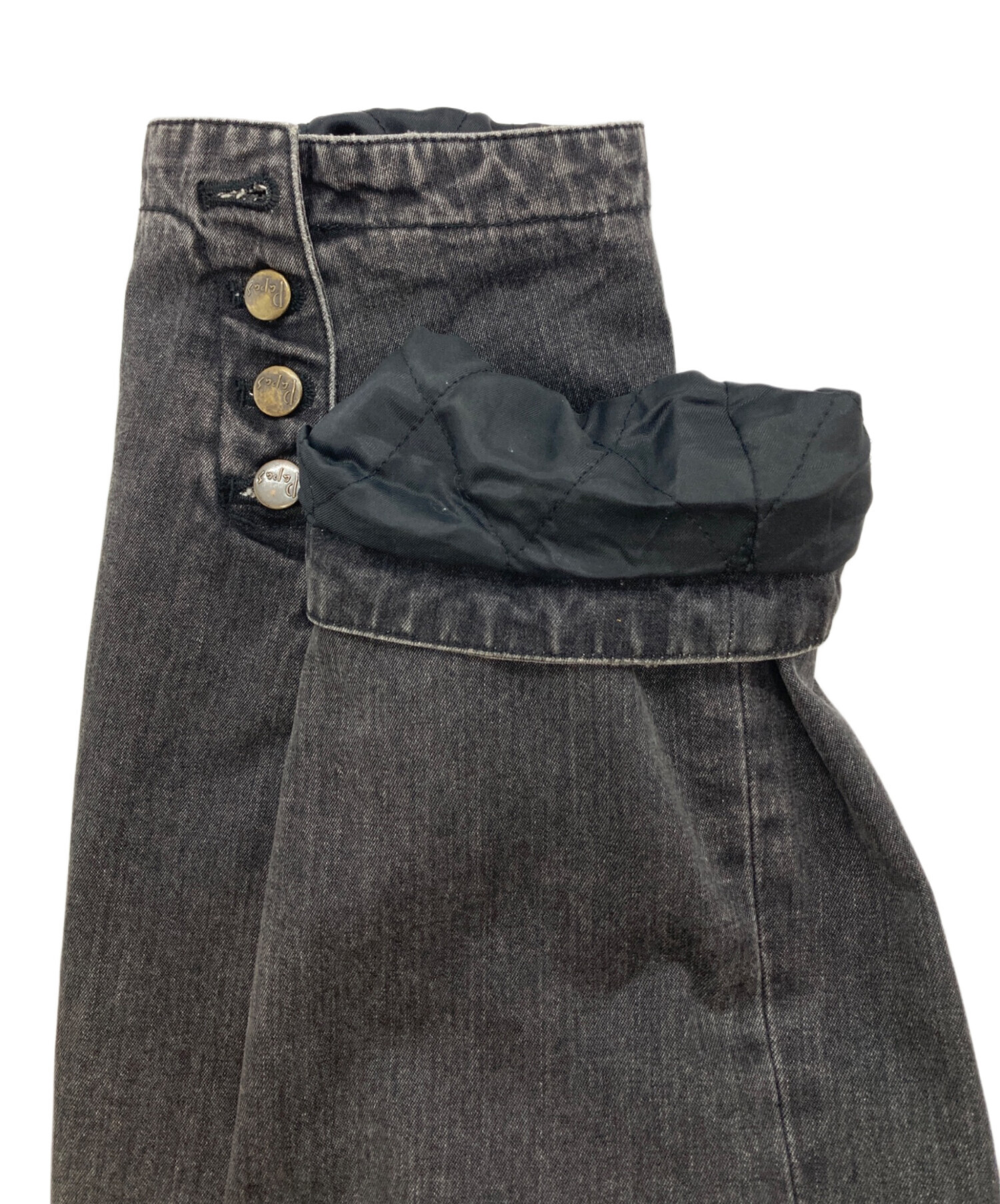 中古・古着通販】PAPAS (パパス) デニムジャケット グレー サイズ:L