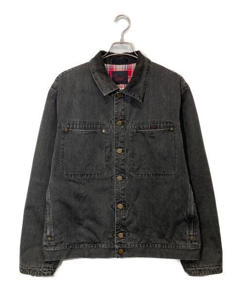 中古・古着通販】PAPAS (パパス) デニムジャケット グレー サイズ:L