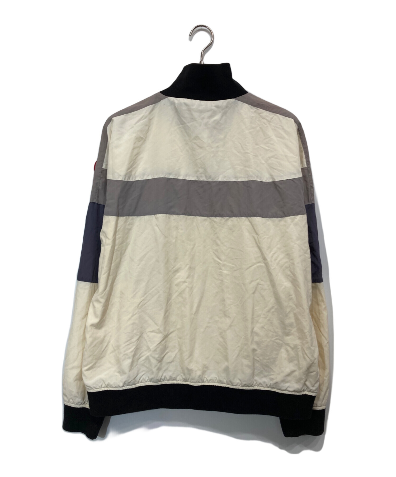 中古・古着通販】C.E (シーイー) ナイロンブルゾン ベージュ×ブラック 