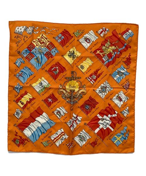 中古・古着通販】HERMES (エルメス) カレ40 オレンジ｜ブランド・古着