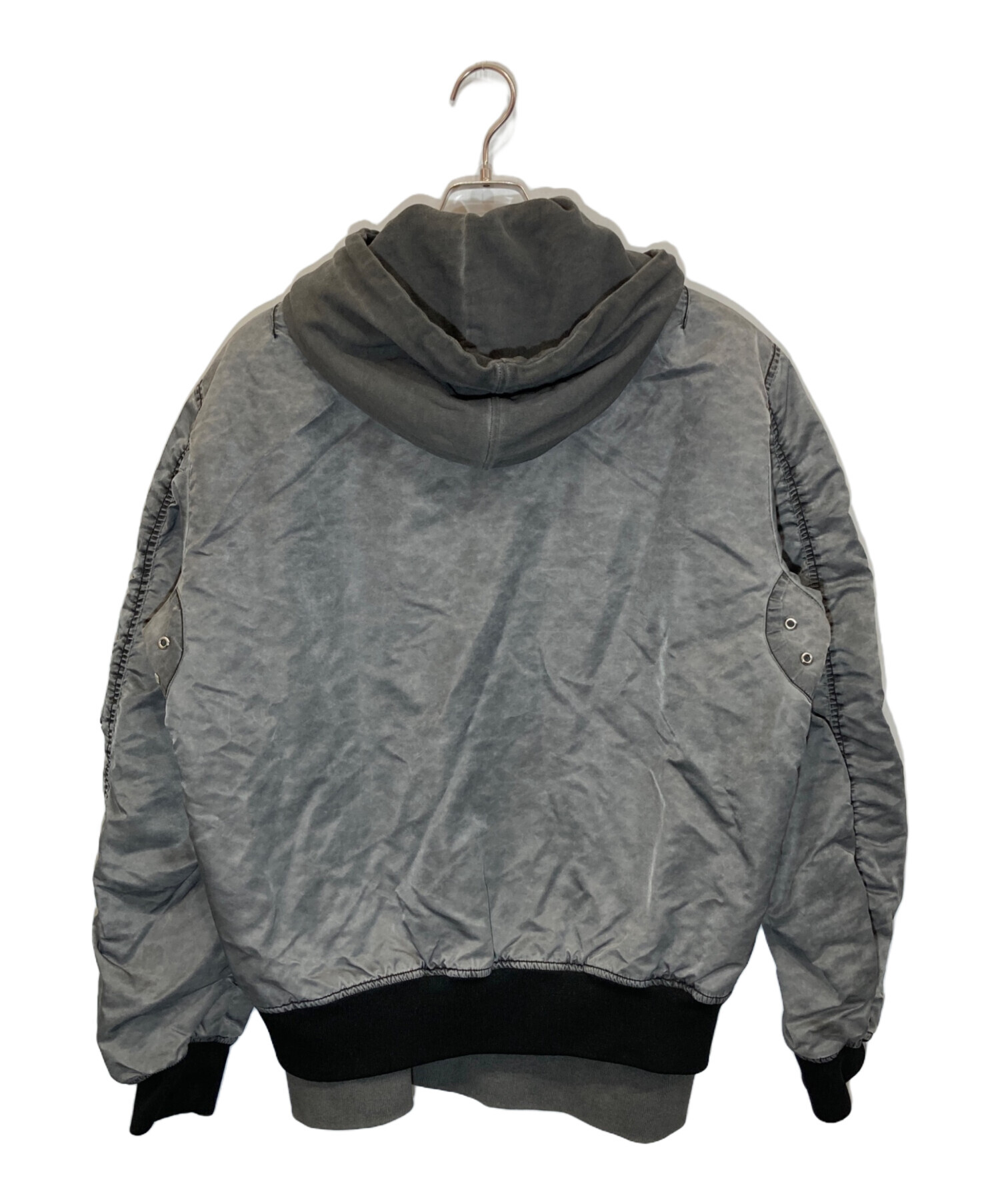中古・古着通販】DIESEL (ディーゼル) レイヤードボンバージャケット