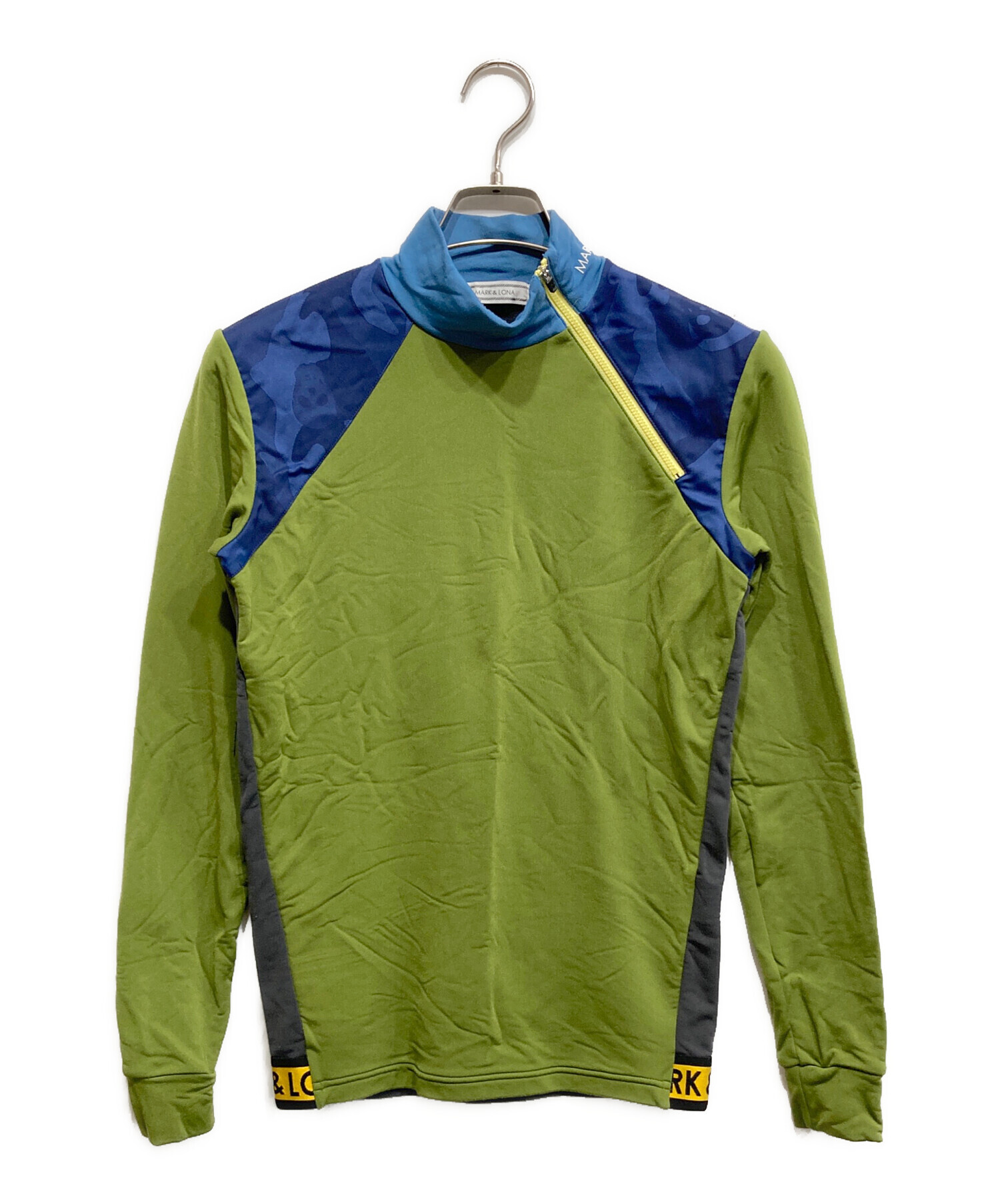 MARK&LONA マークアンドロナ Tops EAC ジップ アップ モックネック 