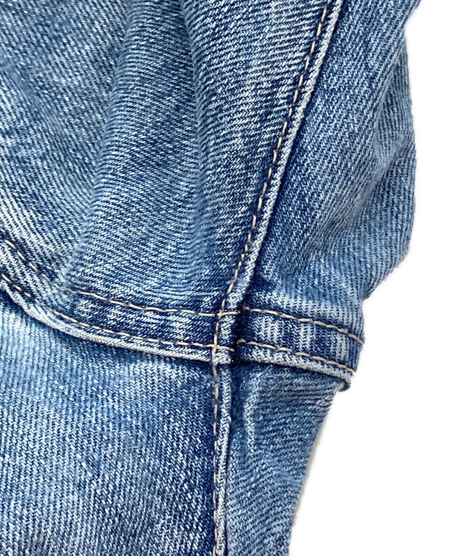 中古・古着通販】stussy (ステューシー) ダメージデニムパンツ ブルー