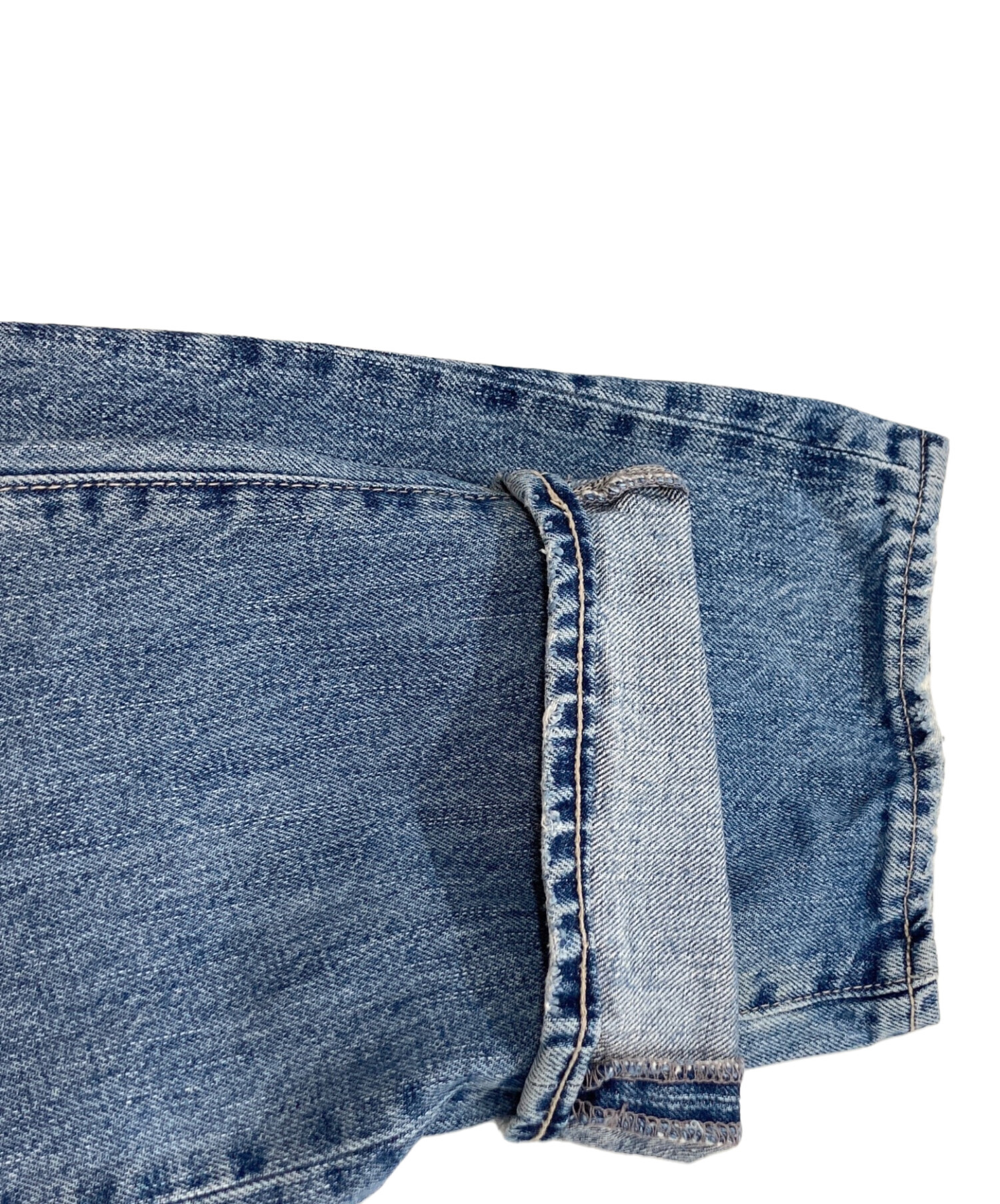 中古・古着通販】stussy (ステューシー) ダメージデニムパンツ ブルー