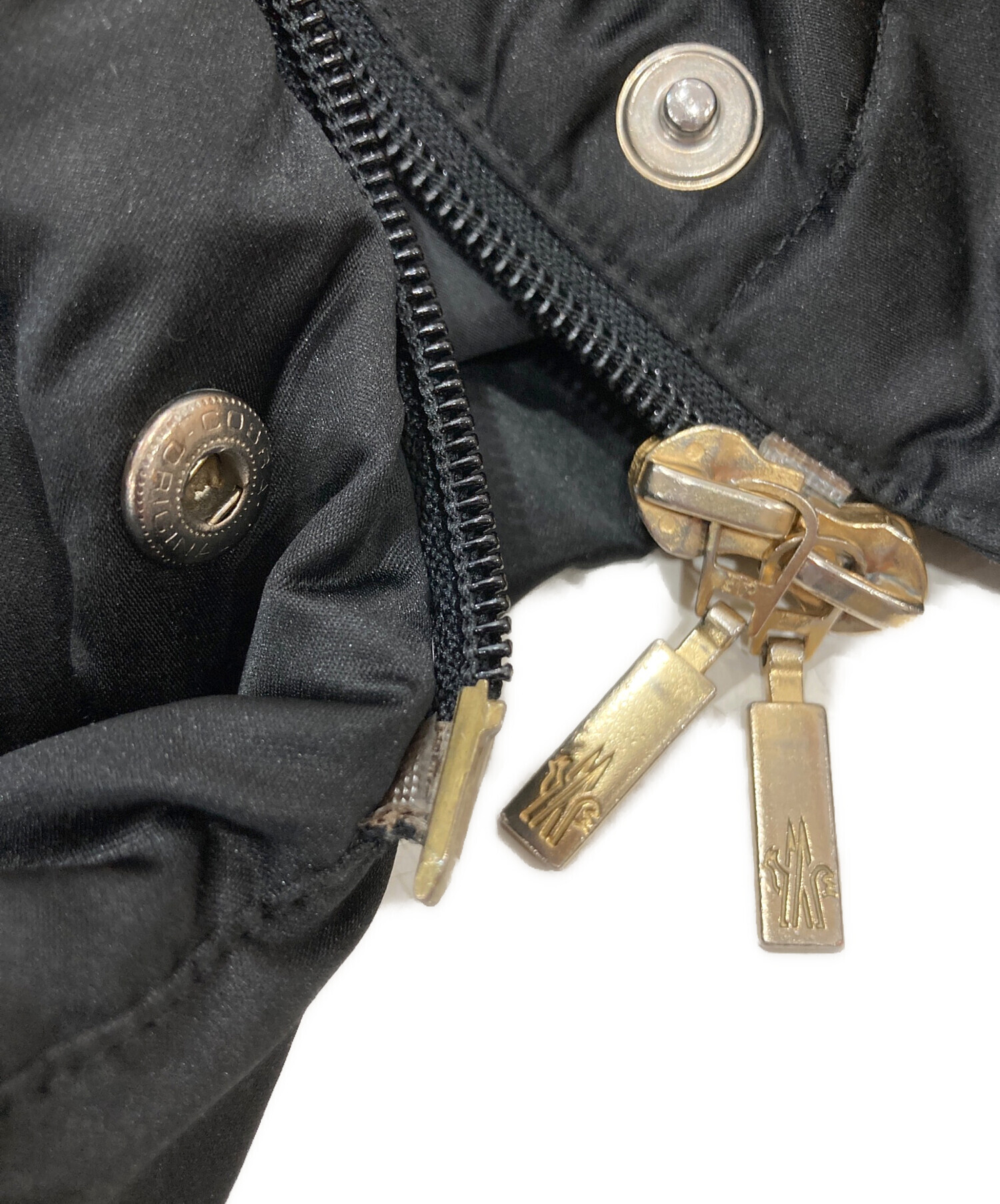 中古・古着通販】MONCLER (モンクレール) ダウンコート ブラック 