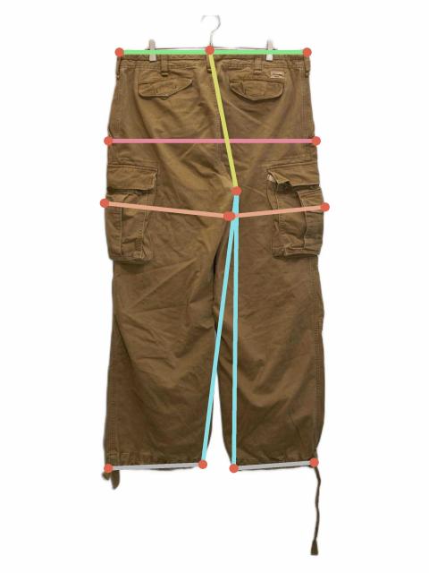 Abercrombie&Fitch 加工 裾ZIP パラシュートカーゴパンツ Abercrombie&Fitch 加工 裾ZIP パラシュートカーゴパンツ