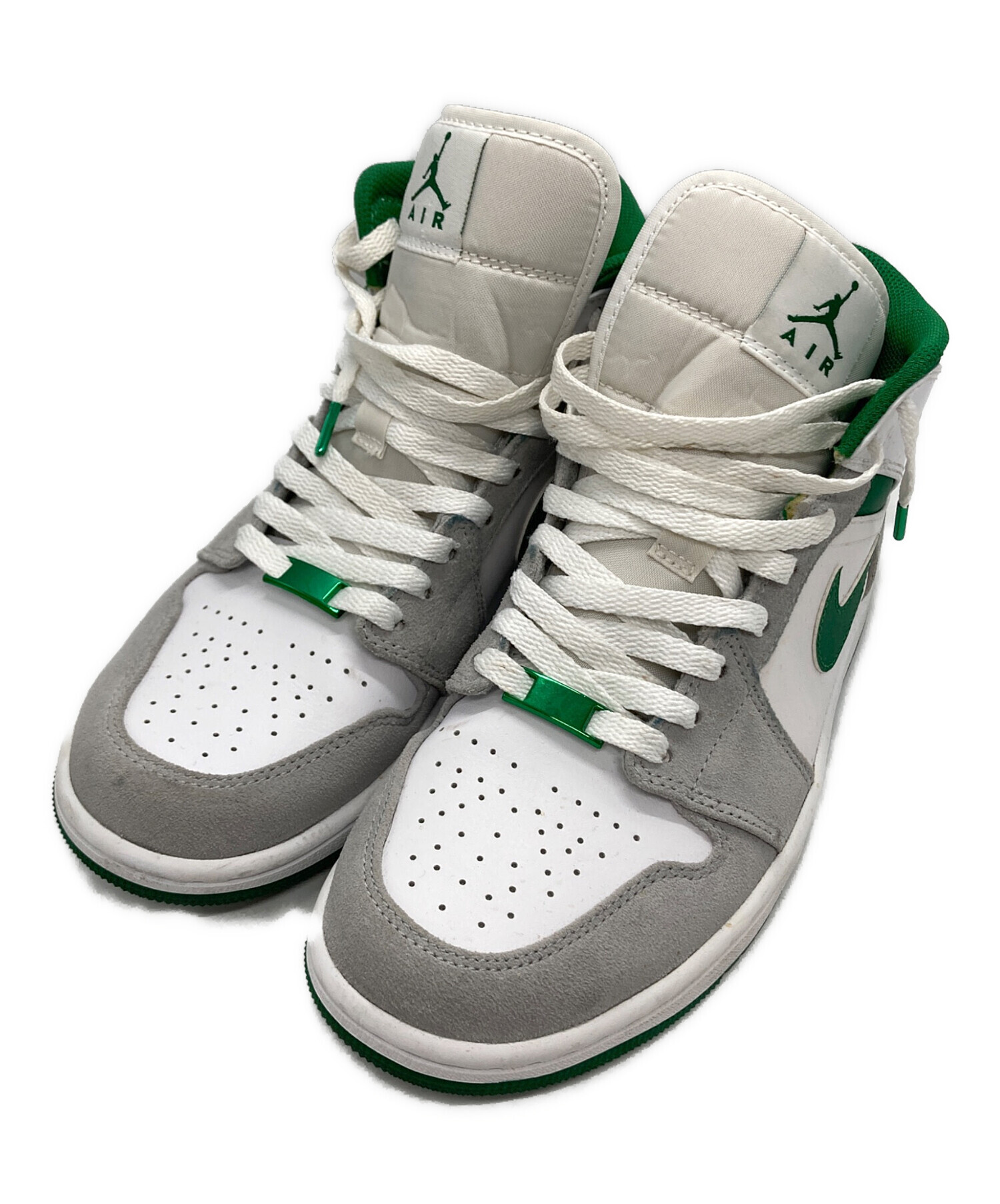 中古・古着通販】NIKE (ナイキ) ハイカットスニーカー グリーン サイズ