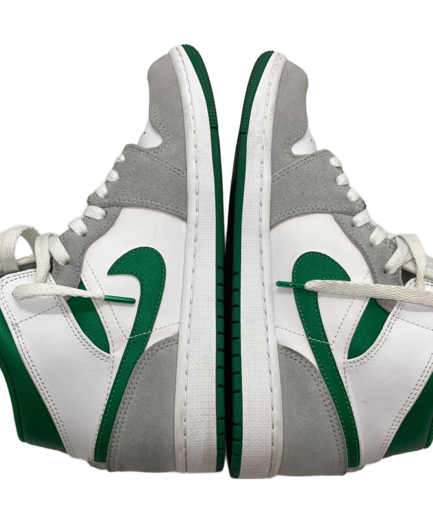 中古・古着通販】NIKE (ナイキ) ハイカットスニーカー グリーン サイズ