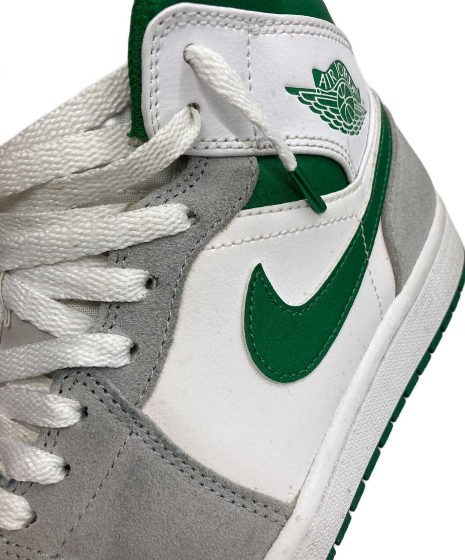 中古・古着通販】NIKE (ナイキ) ハイカットスニーカー グリーン サイズ