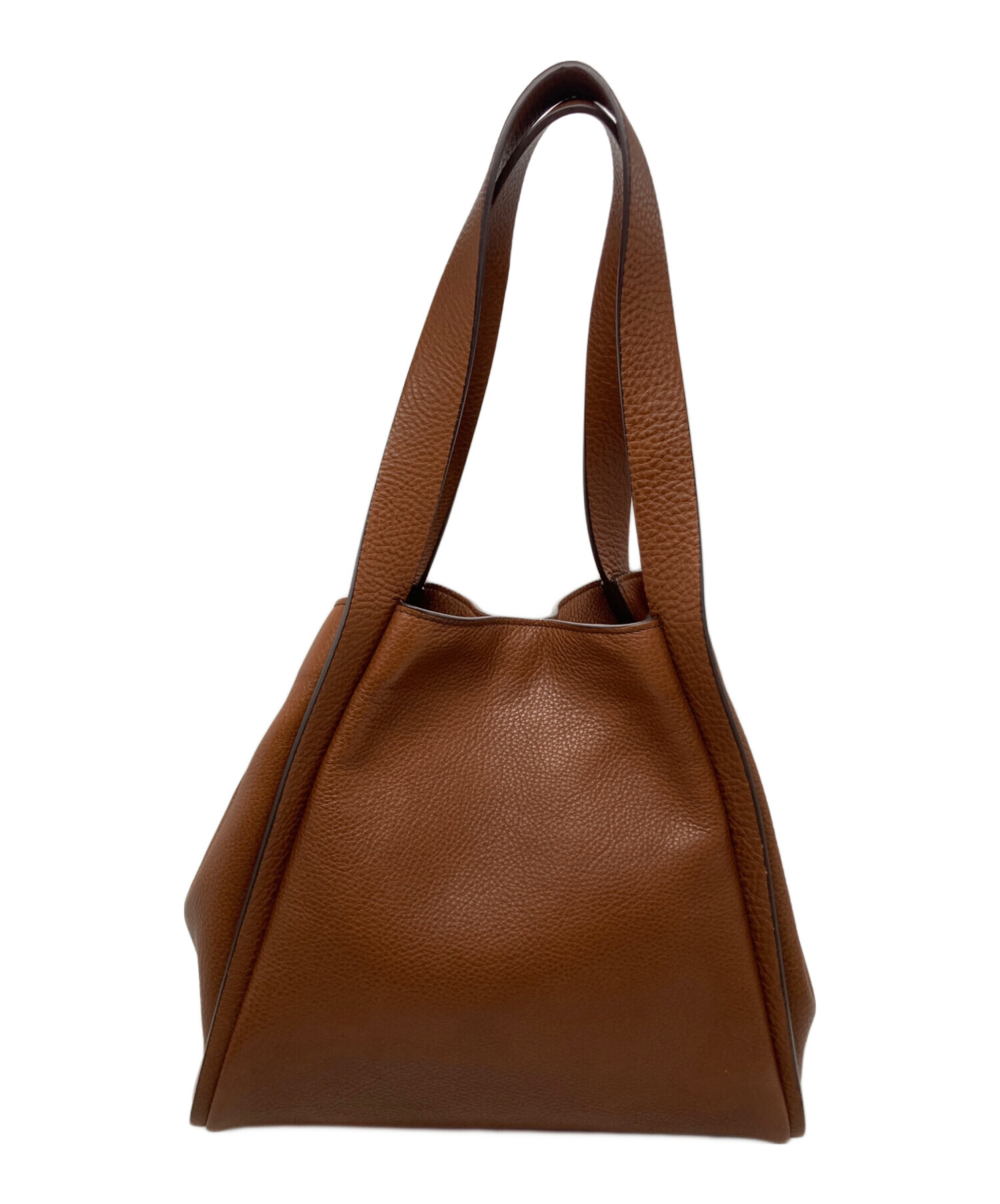 中古・古着通販】AKRIS (アクリス) アレックスハンドバッグ ブラウン