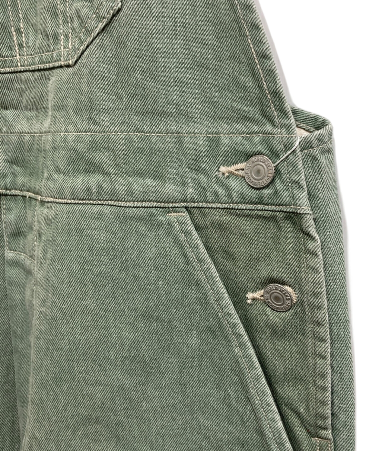 中古・古着通販】Johnbull (ジョンブル) カラーデニムオーバーオール