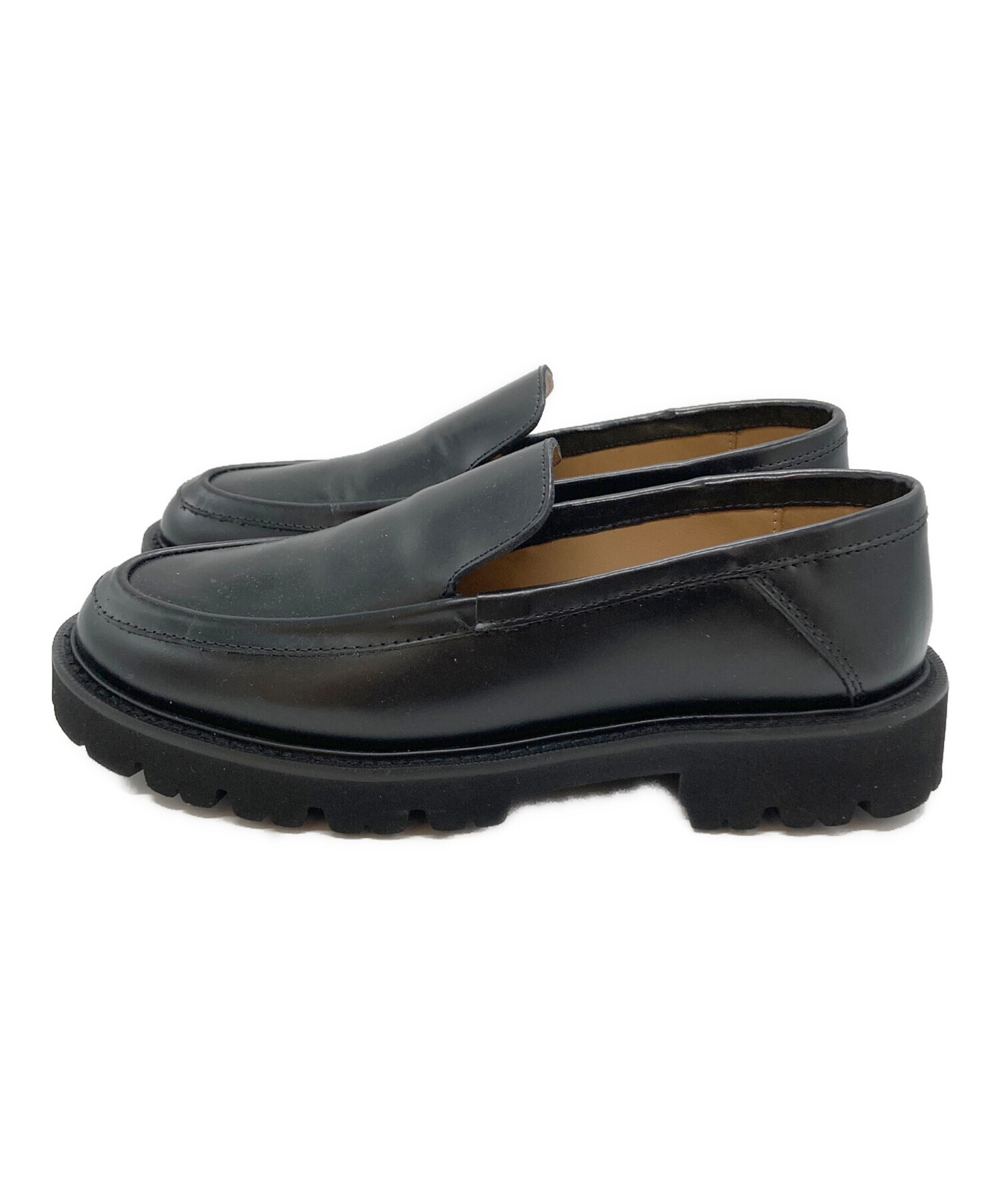 中古・古着通販】Caminando (カミナンド) PLAIN LOAFERS ブラック