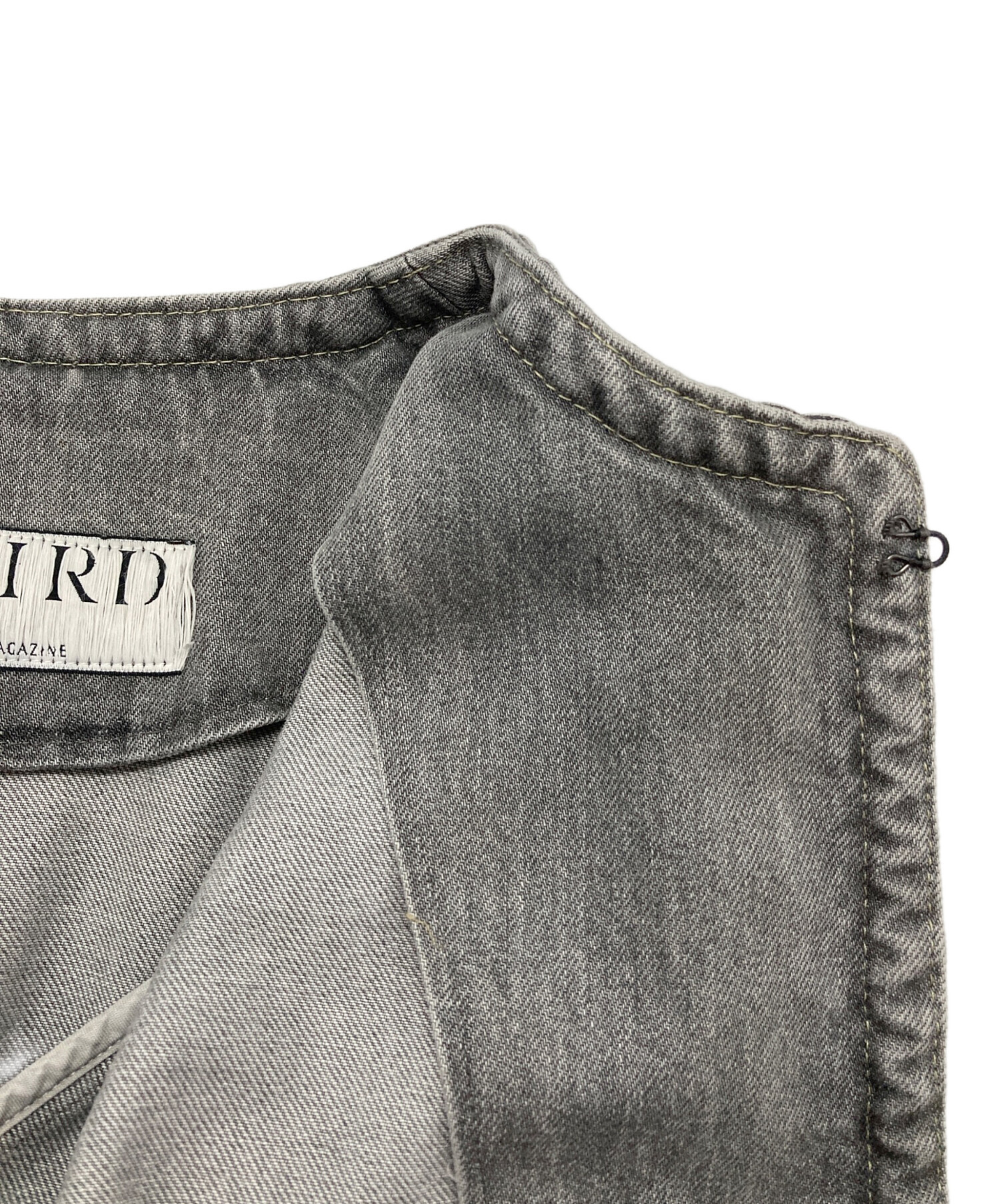 中古・古着通販】THIRD MAGAZINE (サードマガジン) デニムノーカラー