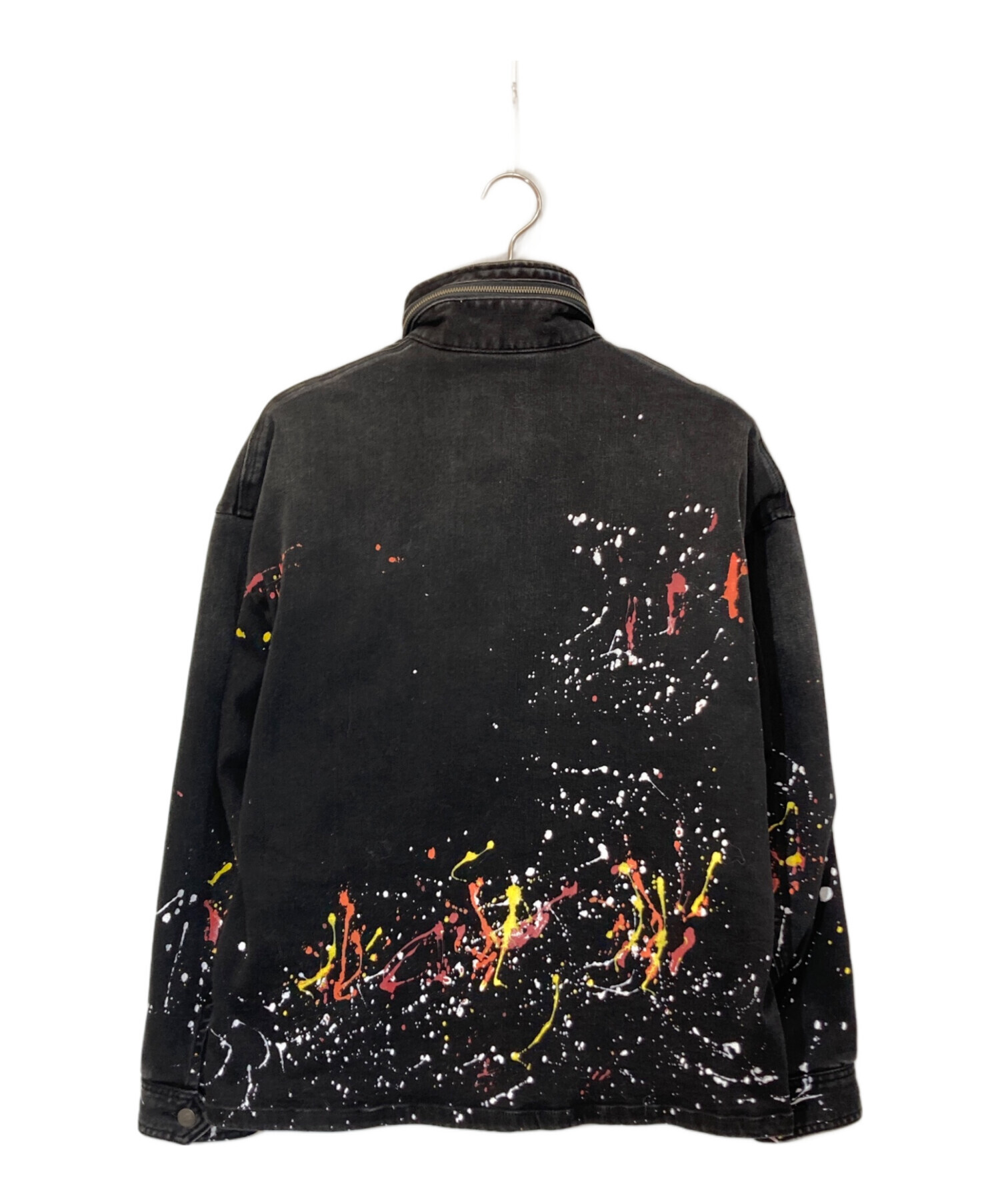 glamb Unknown Denim M65 ブラックデニムジャケット 中古・古着通販】glamb (グラム) Unknown Denim M65ジャケット