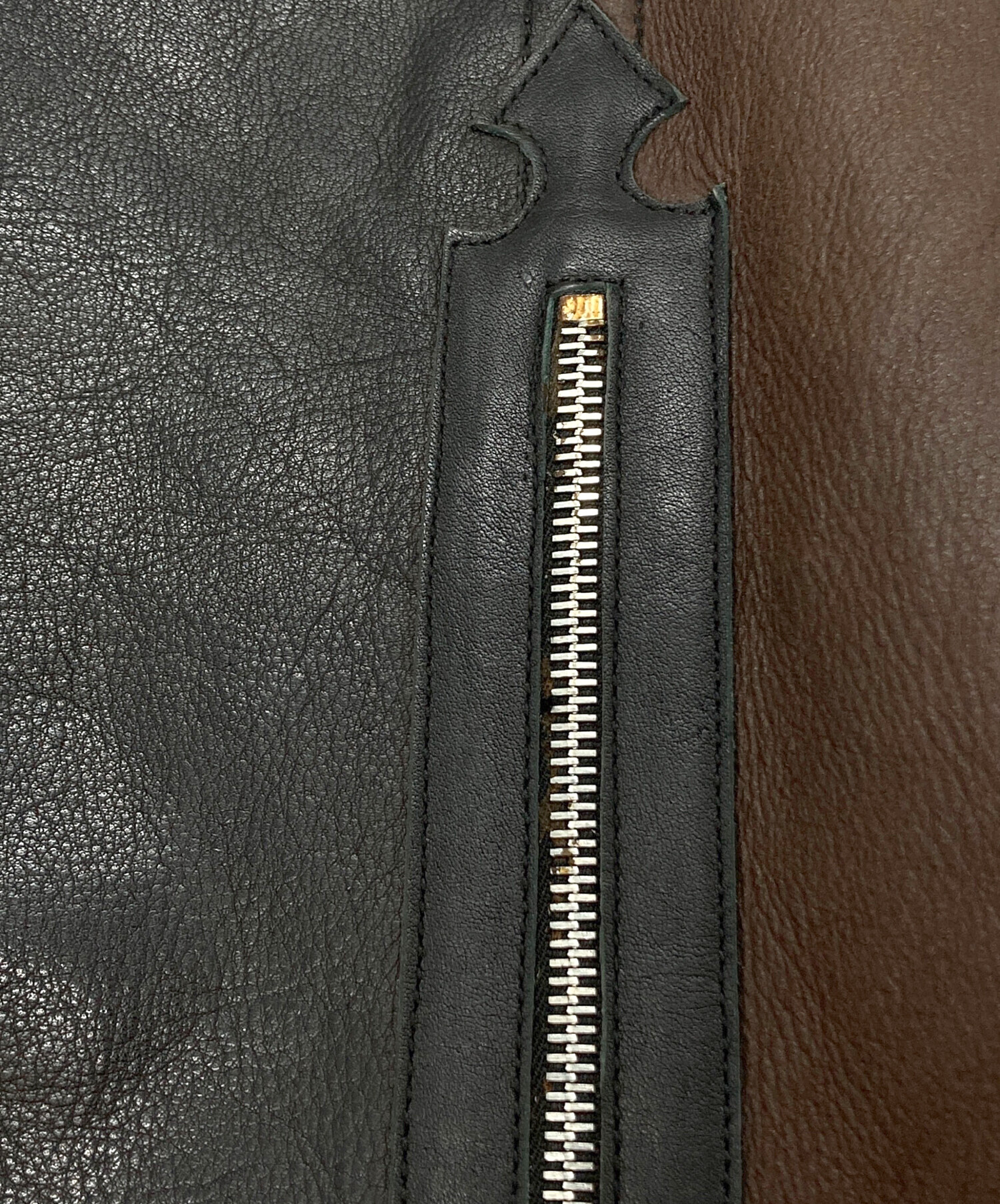中古・古着通販】SKKIN USA (スキン) 裏ボア切替レザージャケット 